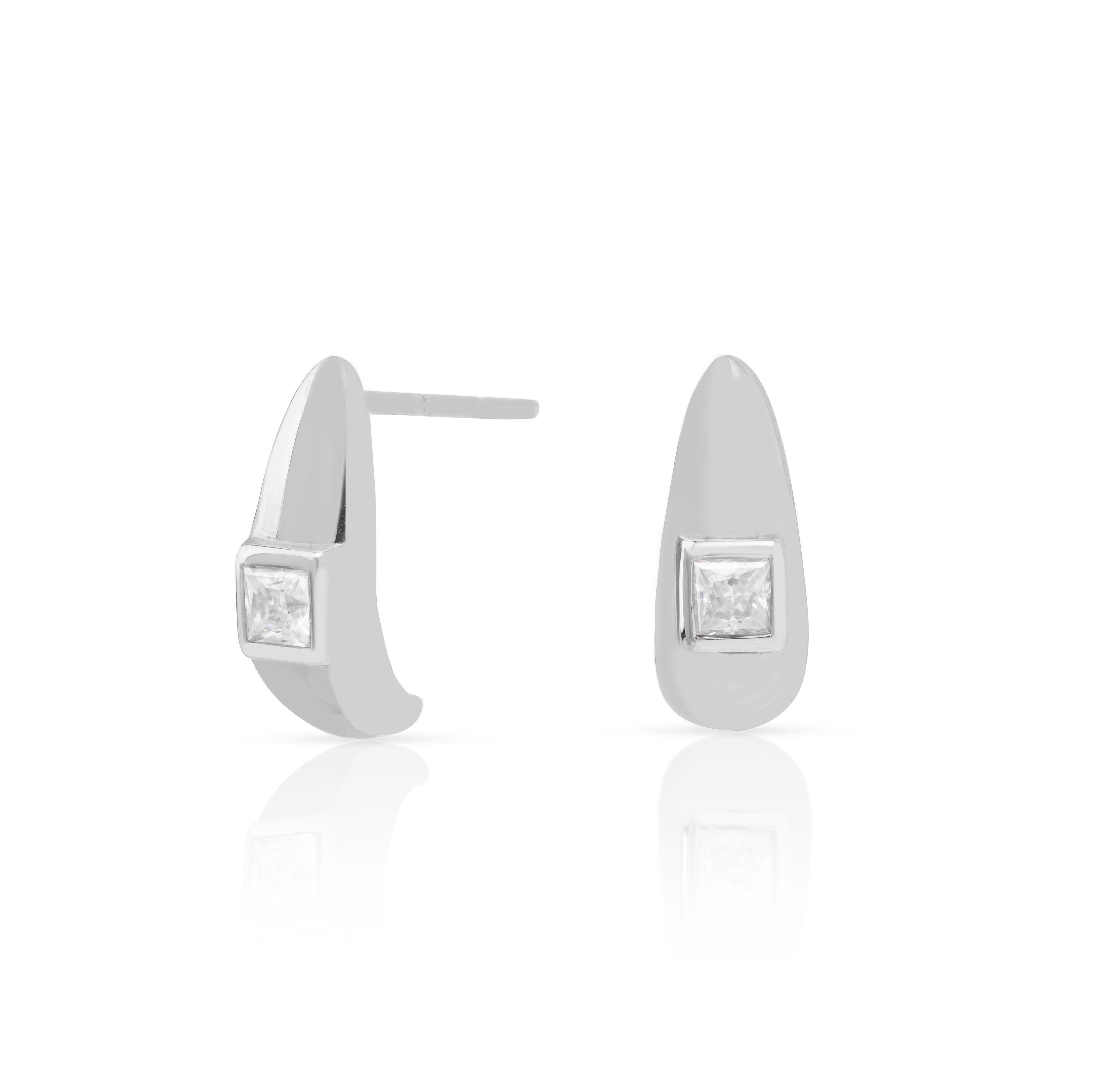 Halo Moissanite hoops | MEZI