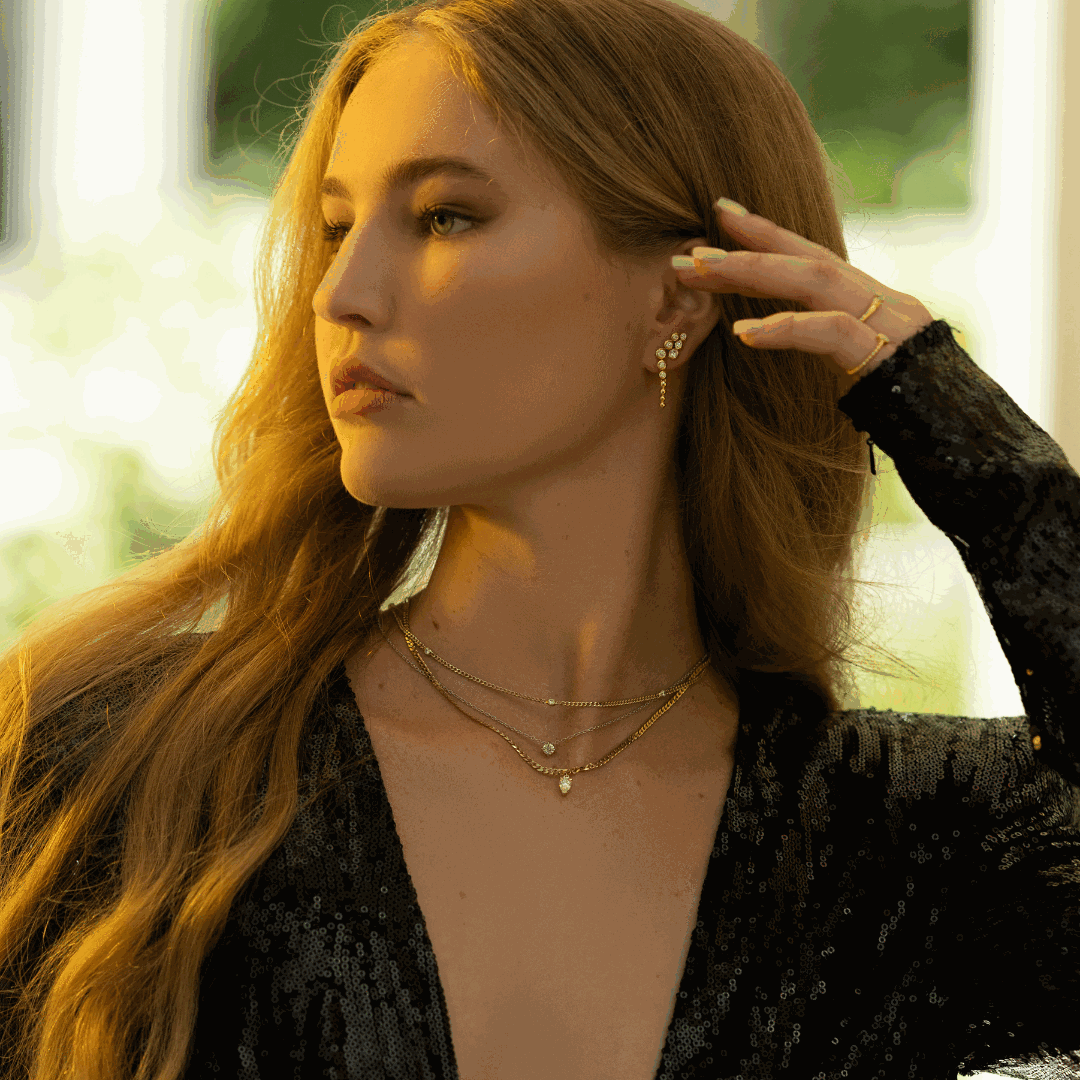 Lumin Moissanite earrings