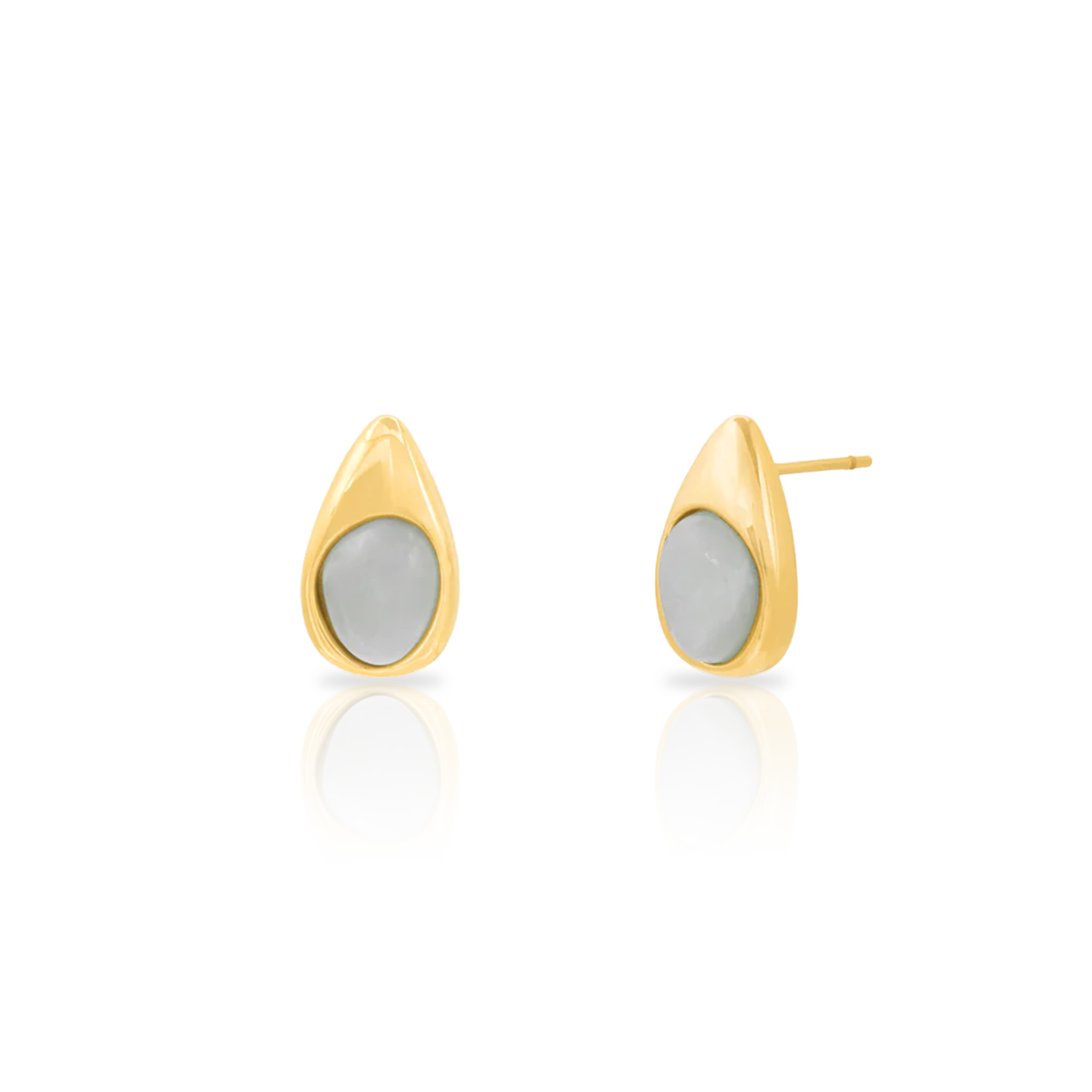 Anahi semi-precious stud earrings - waterproof