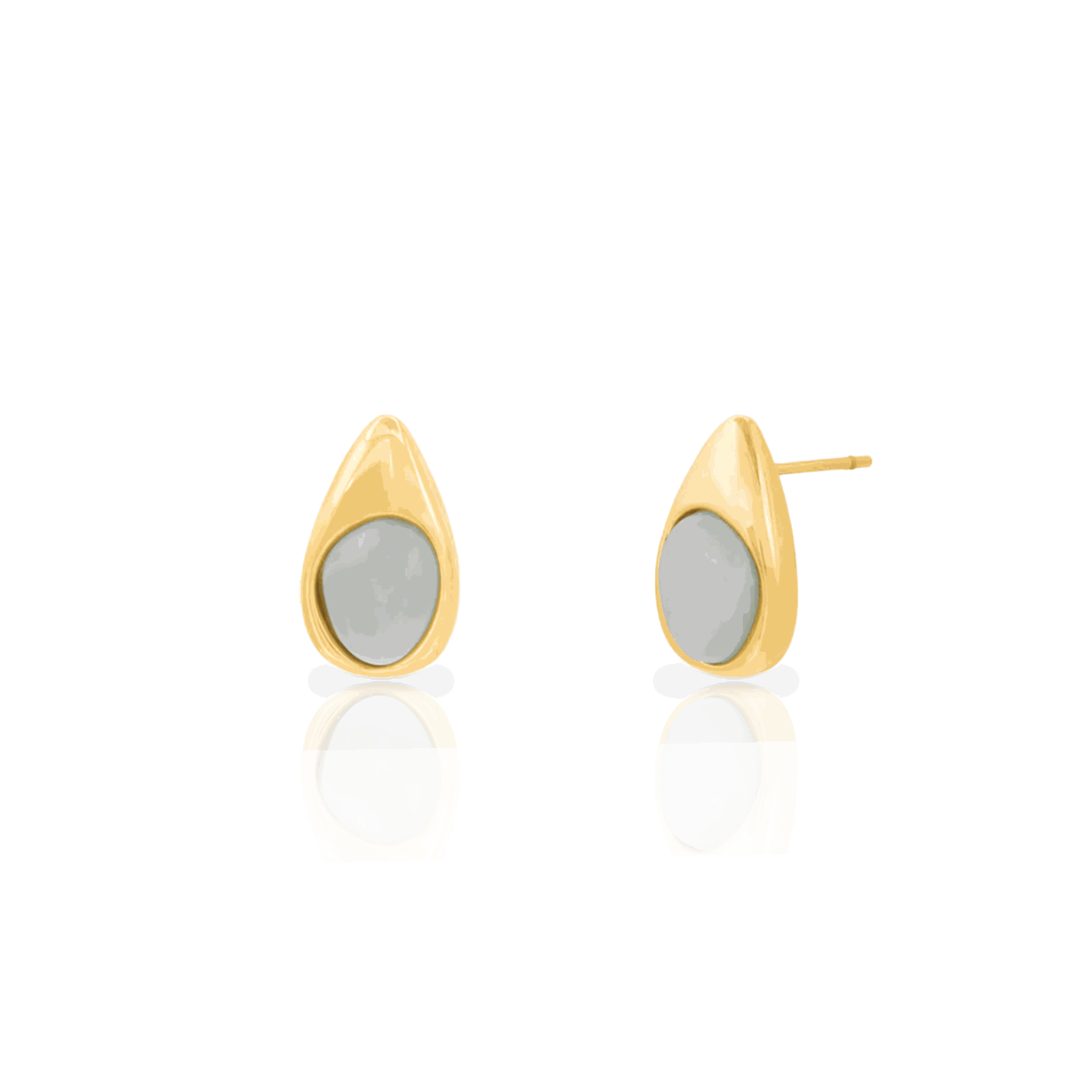 Anahi semi-precious stud earrings - waterproof