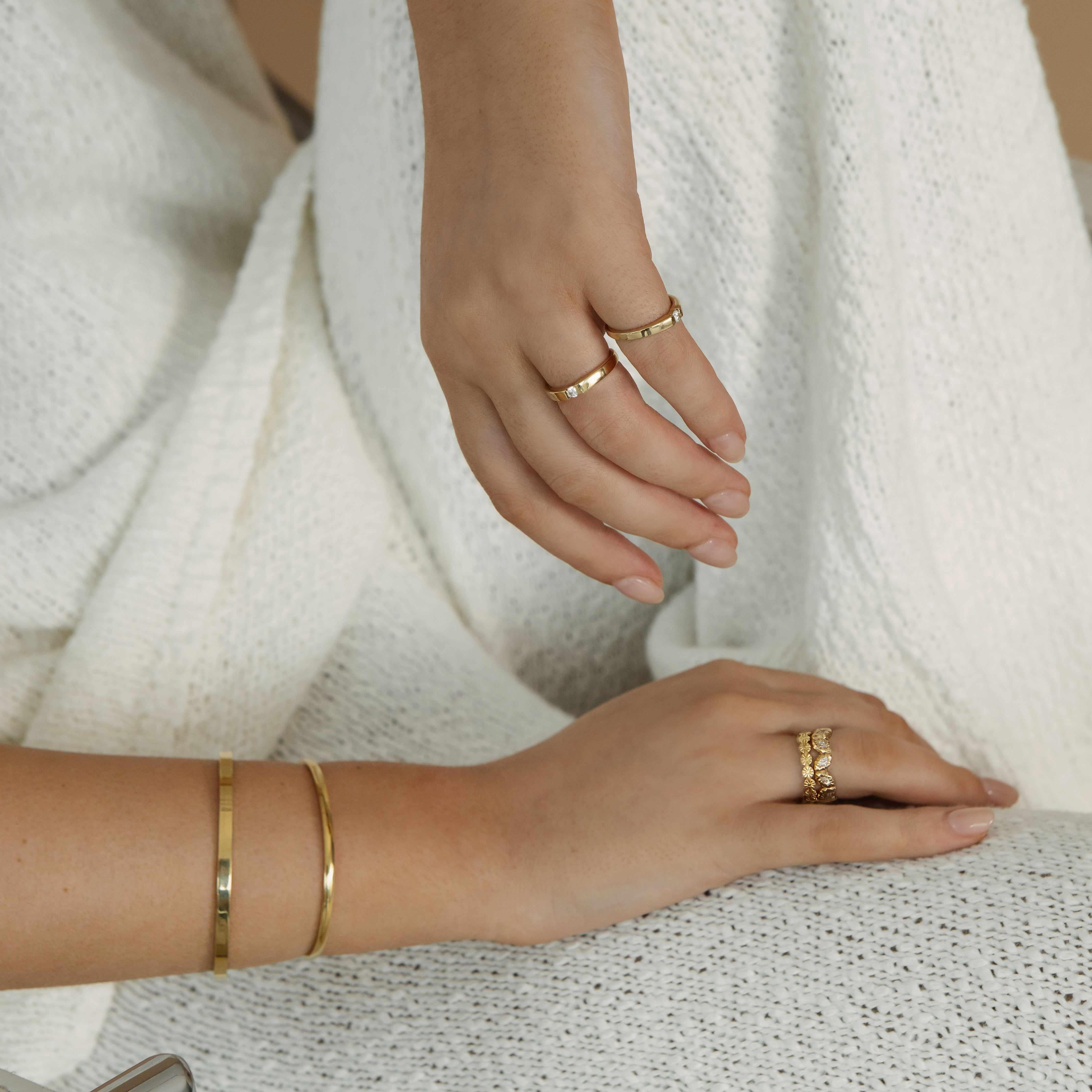 Gold Titus Ring - Jewellery | Mezi | MEZI