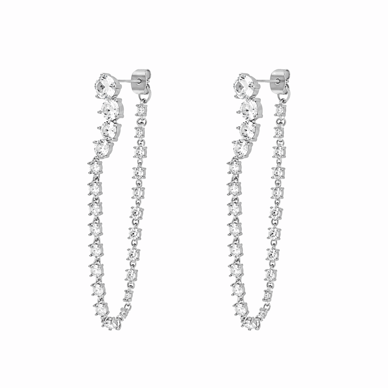 Kavish crystal drop earrings