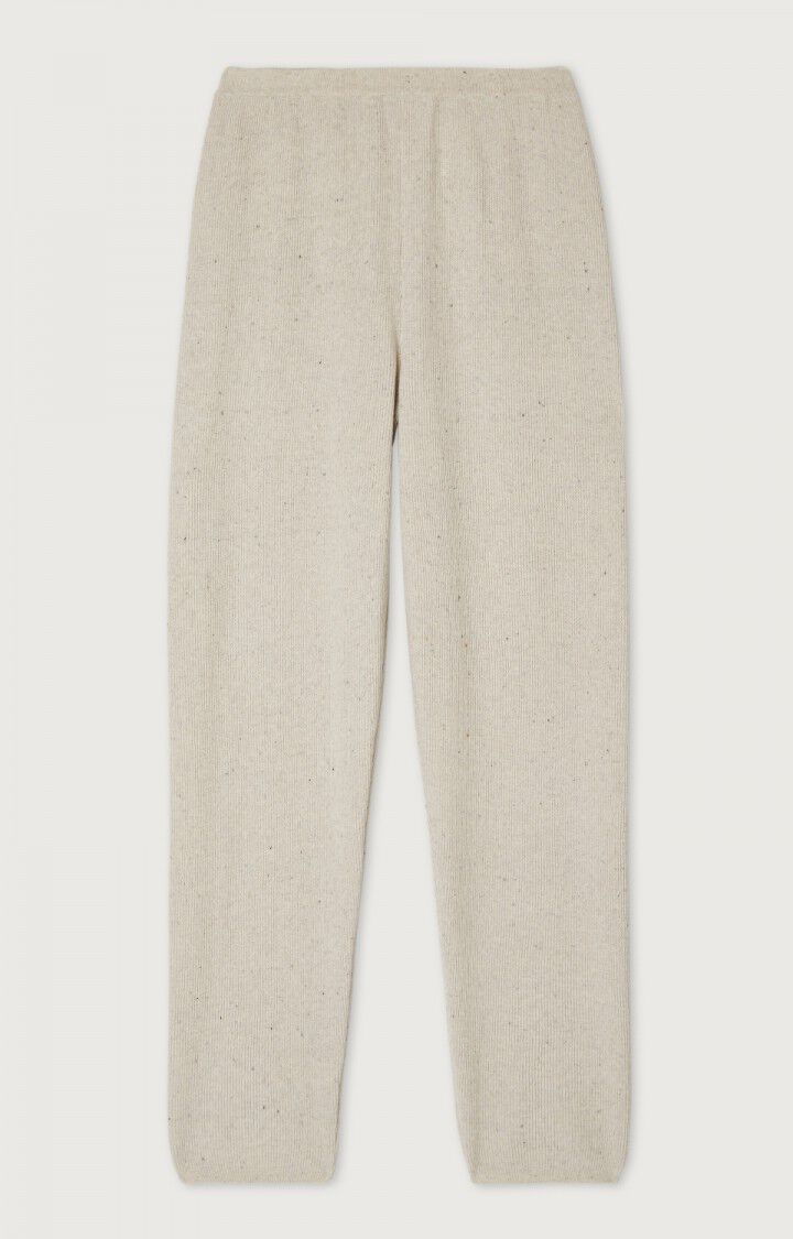 American Vintage Pants Melange Ecru | DOZ05A