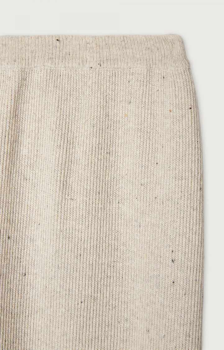 American Vintage Pants Melange Ecru | DOZ05A