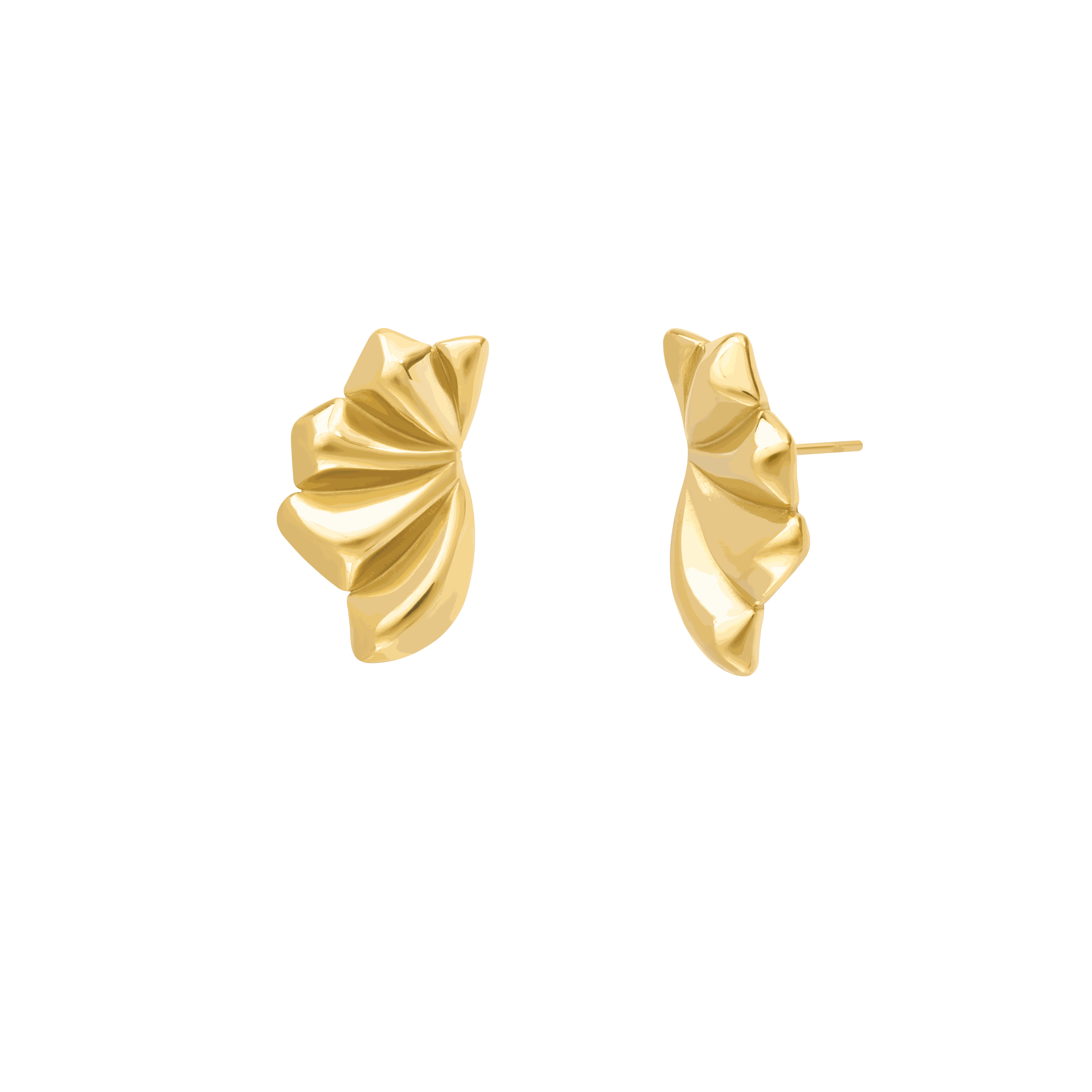 Velora shell earrings rhodium/gold plated