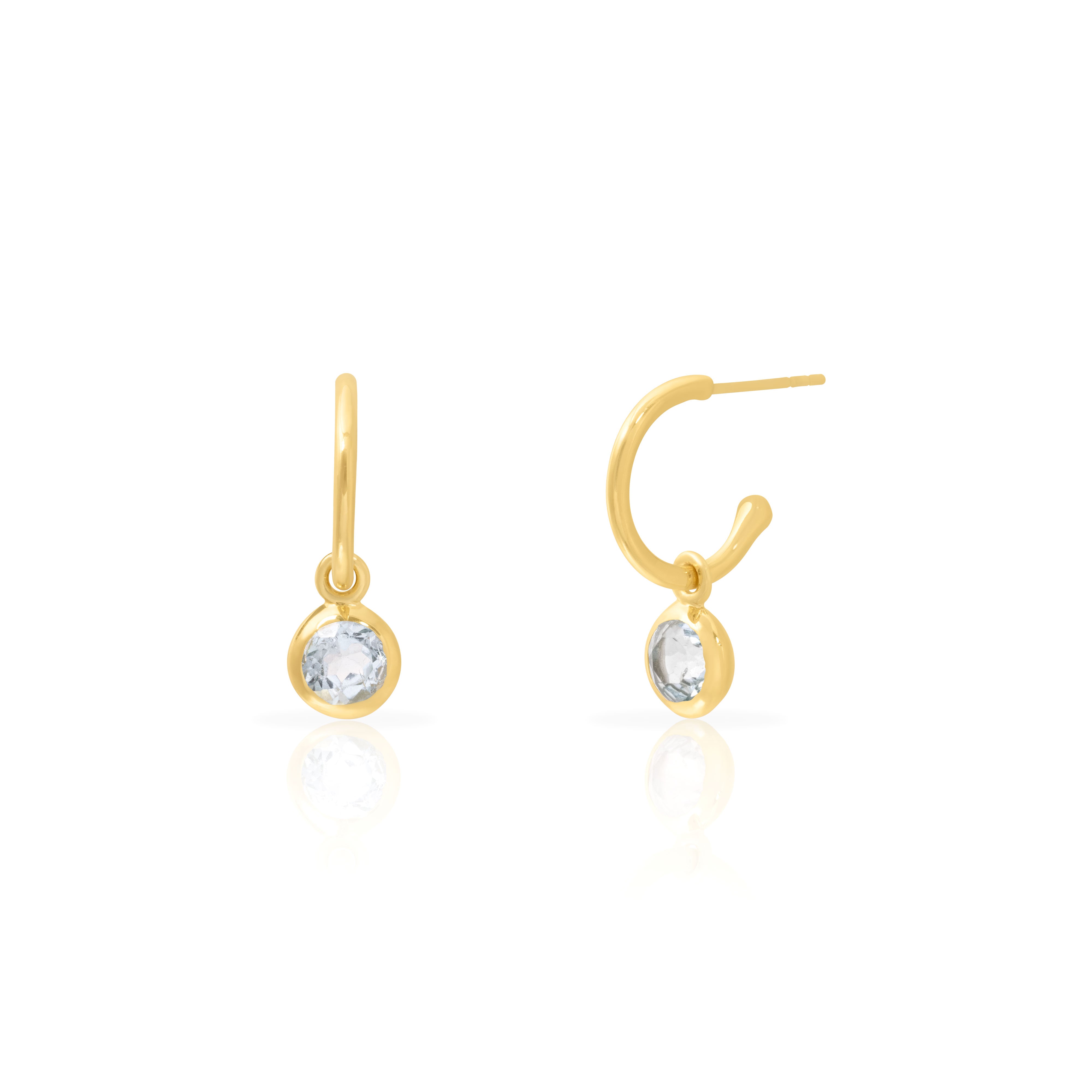 Yarrow semi precious earrings