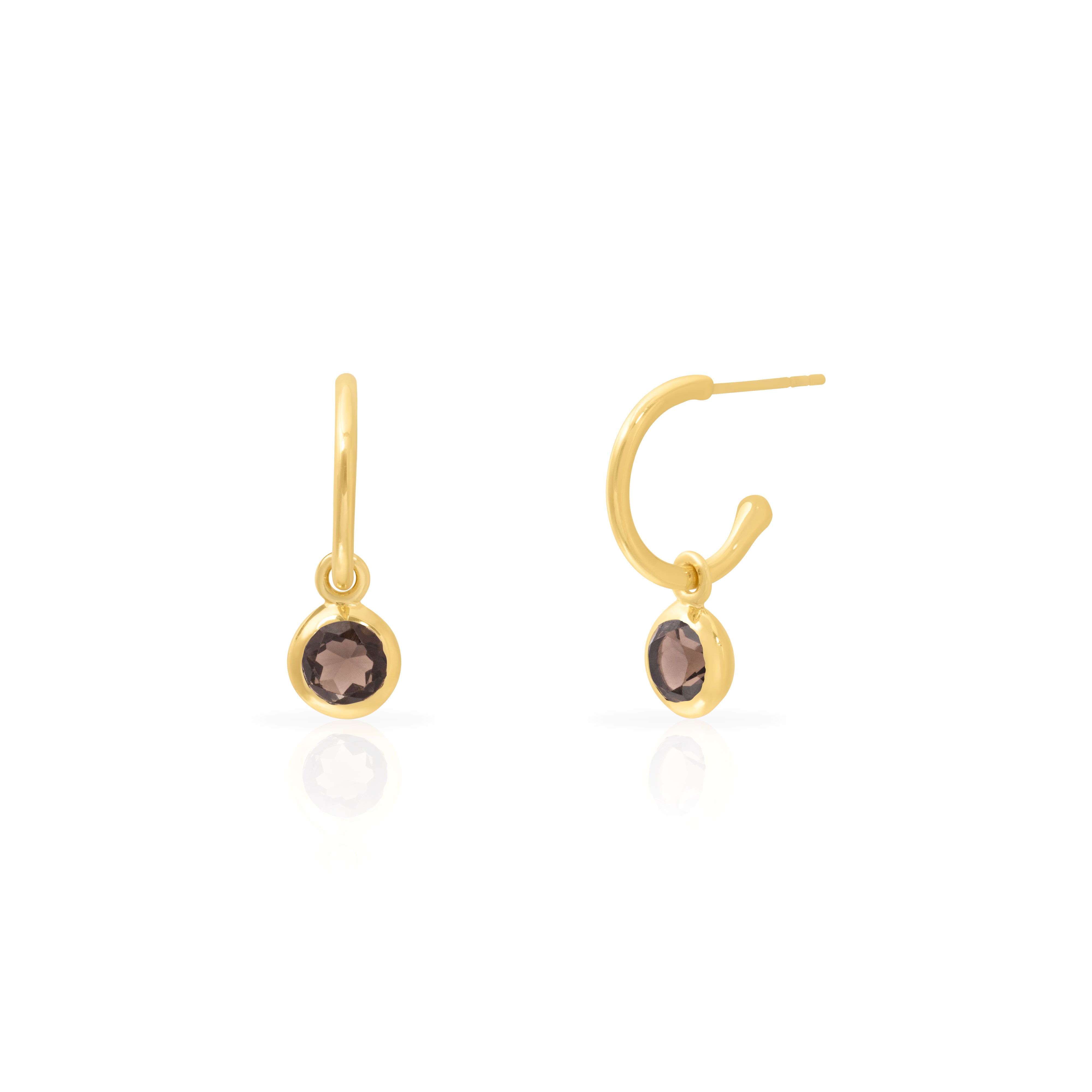 Yarrow semi precious earrings
