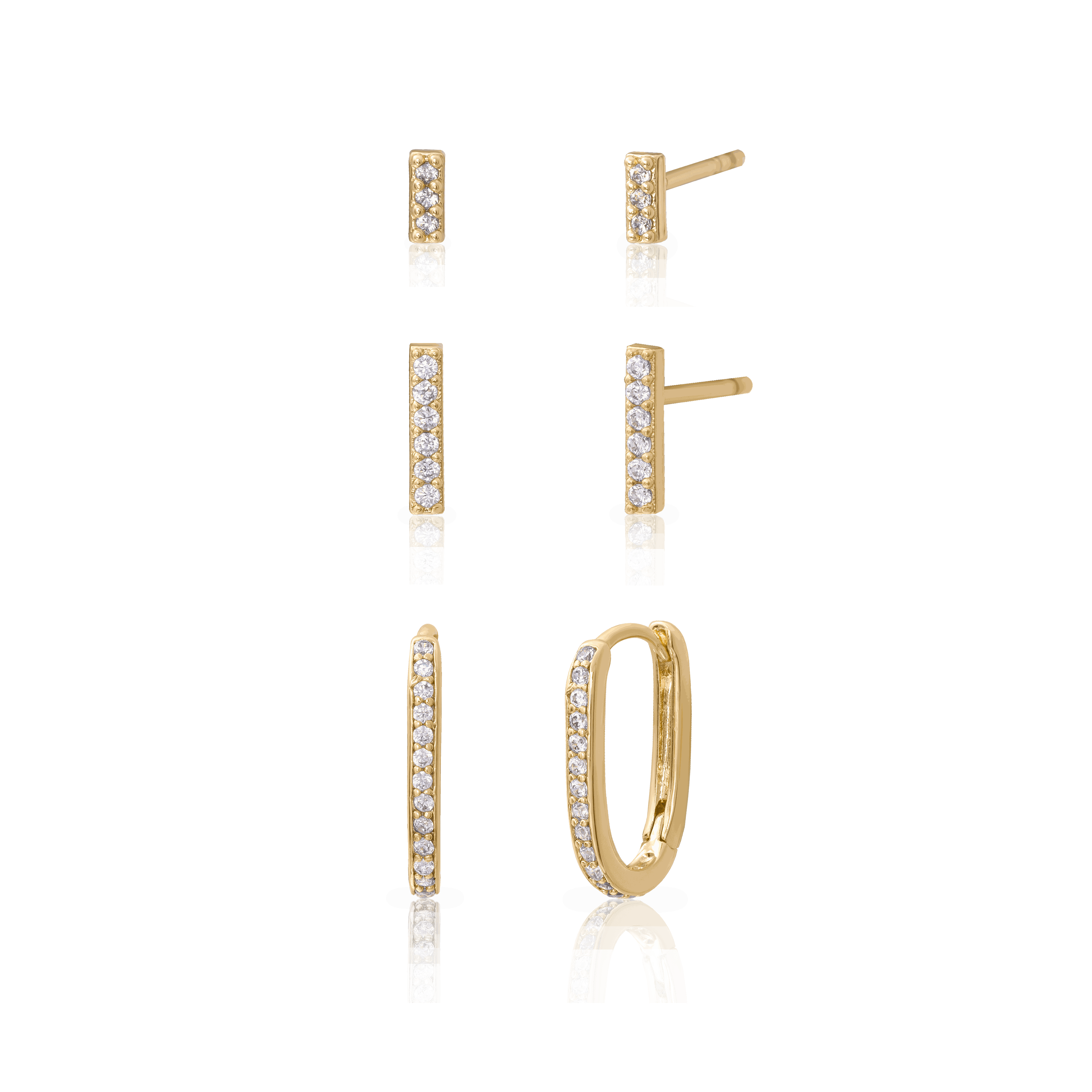 The Glow Earrings Stack