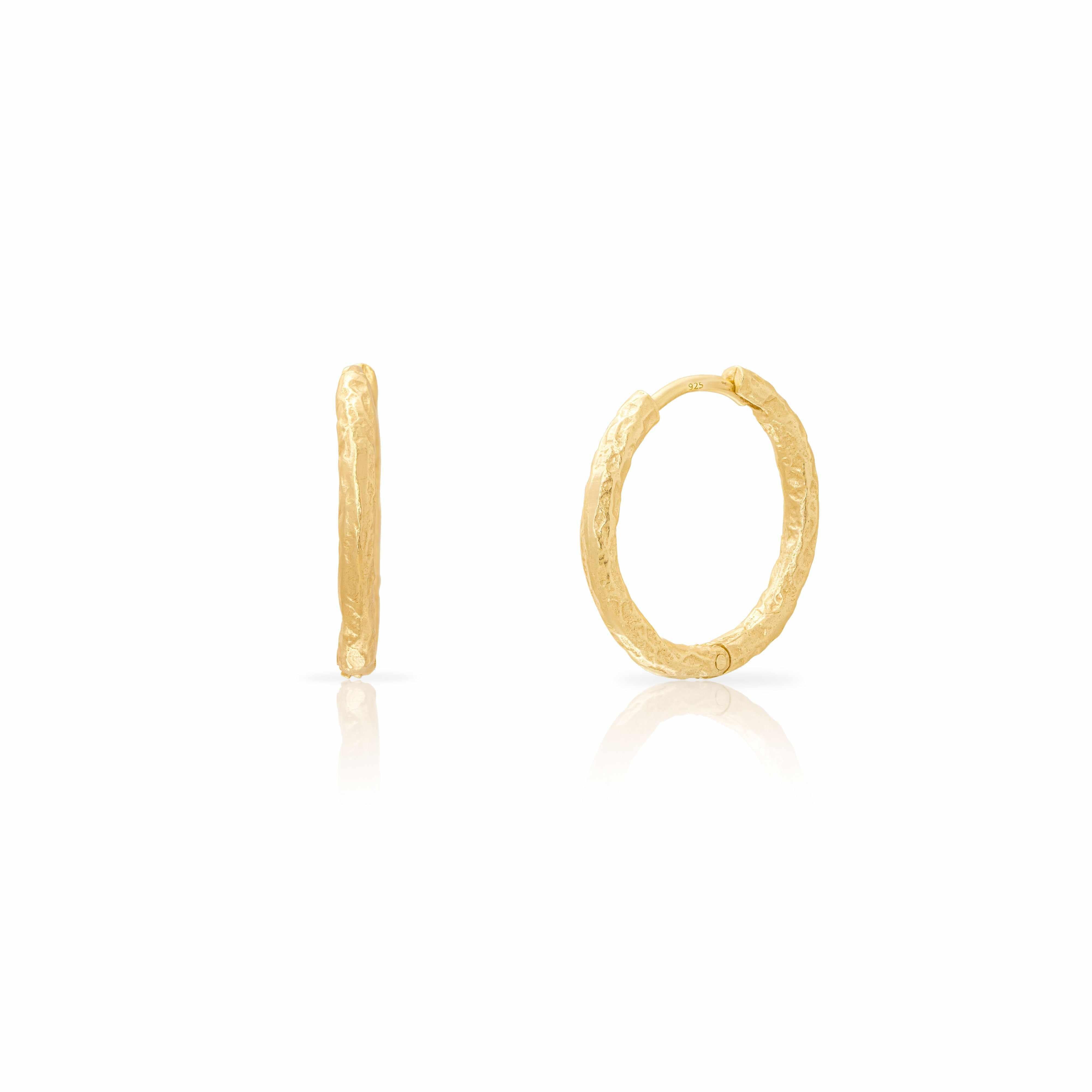 Arro gold vermeil hoops