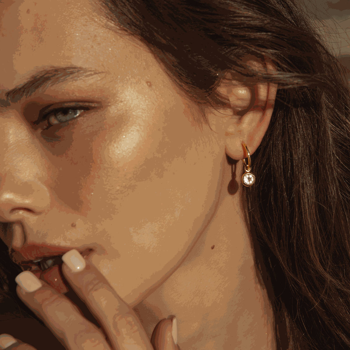 Yarrow semi precious earrings