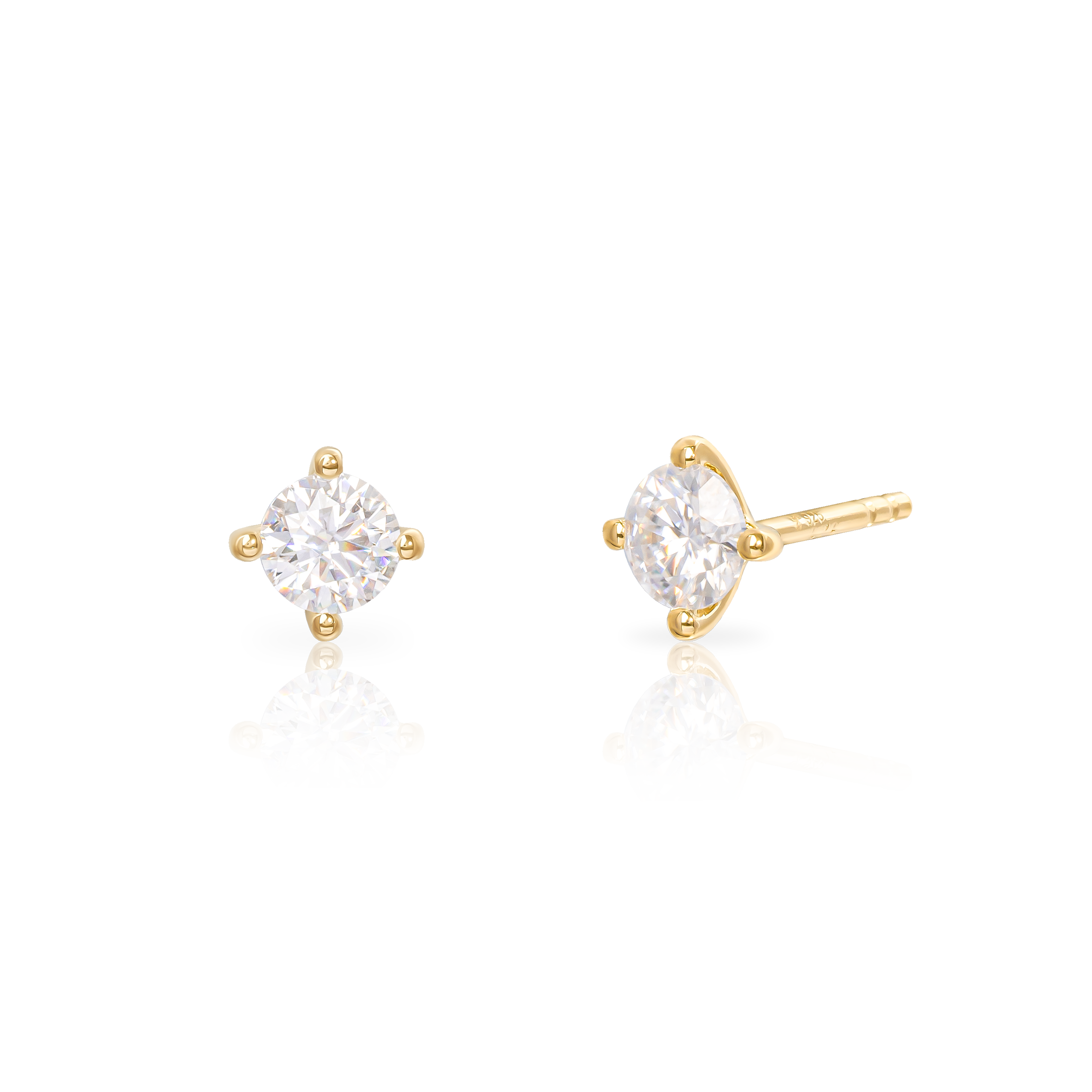 Brila Moissanite Stud Earrings