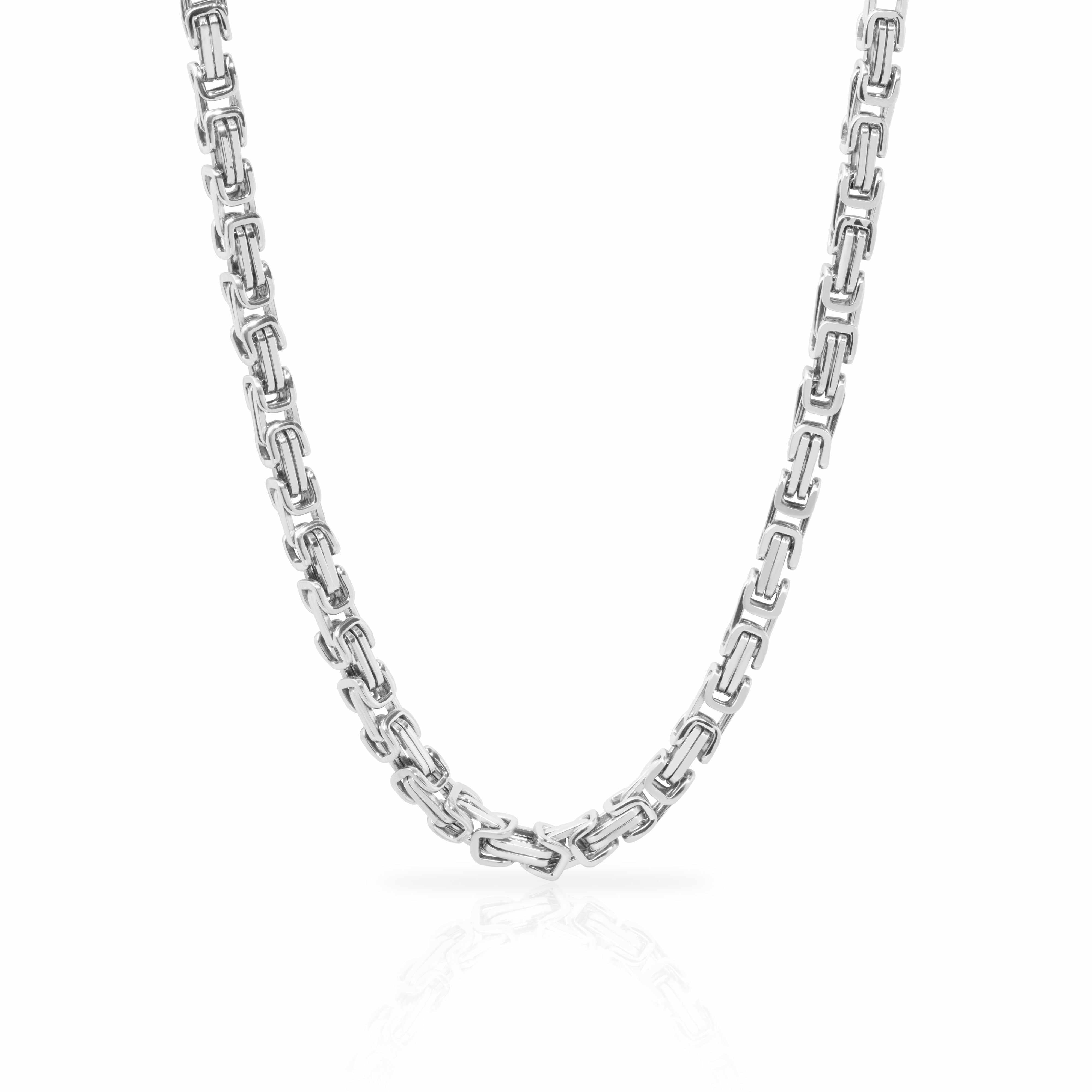 Capri Gold Necklace – Waterproof Wide Link Chain | MEZI | MEZI