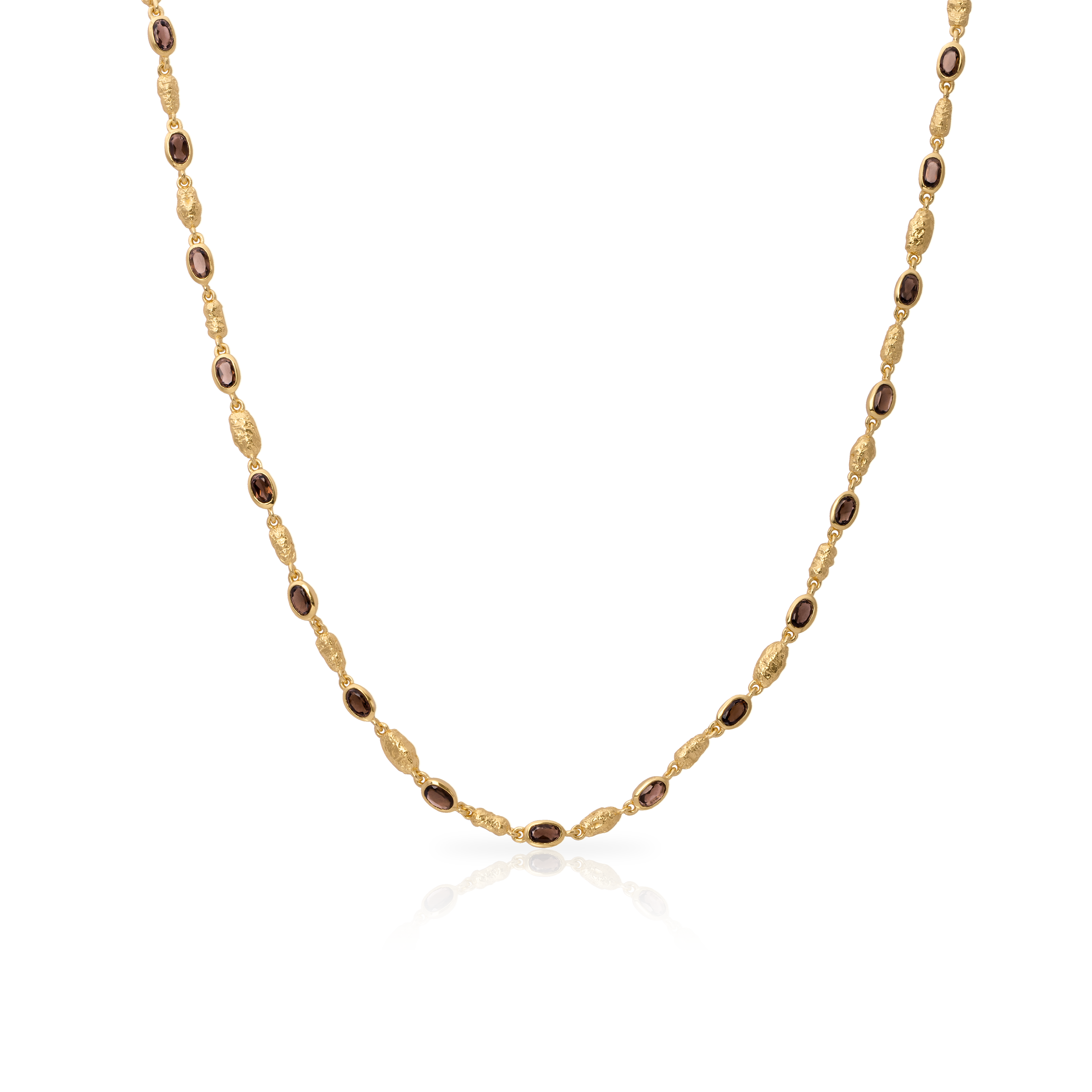 Azhar natural precious stone necklace