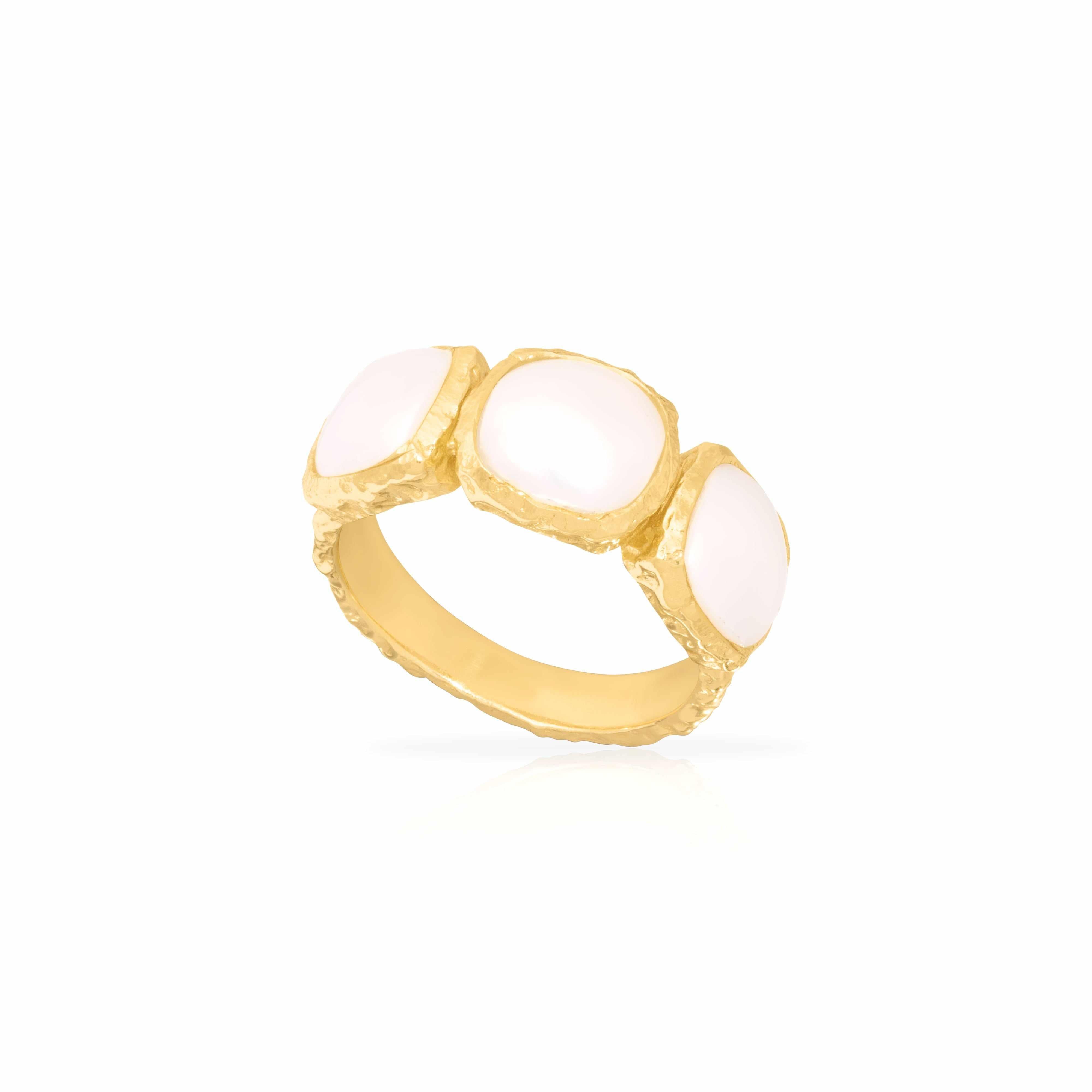 Helia semi-precious ring