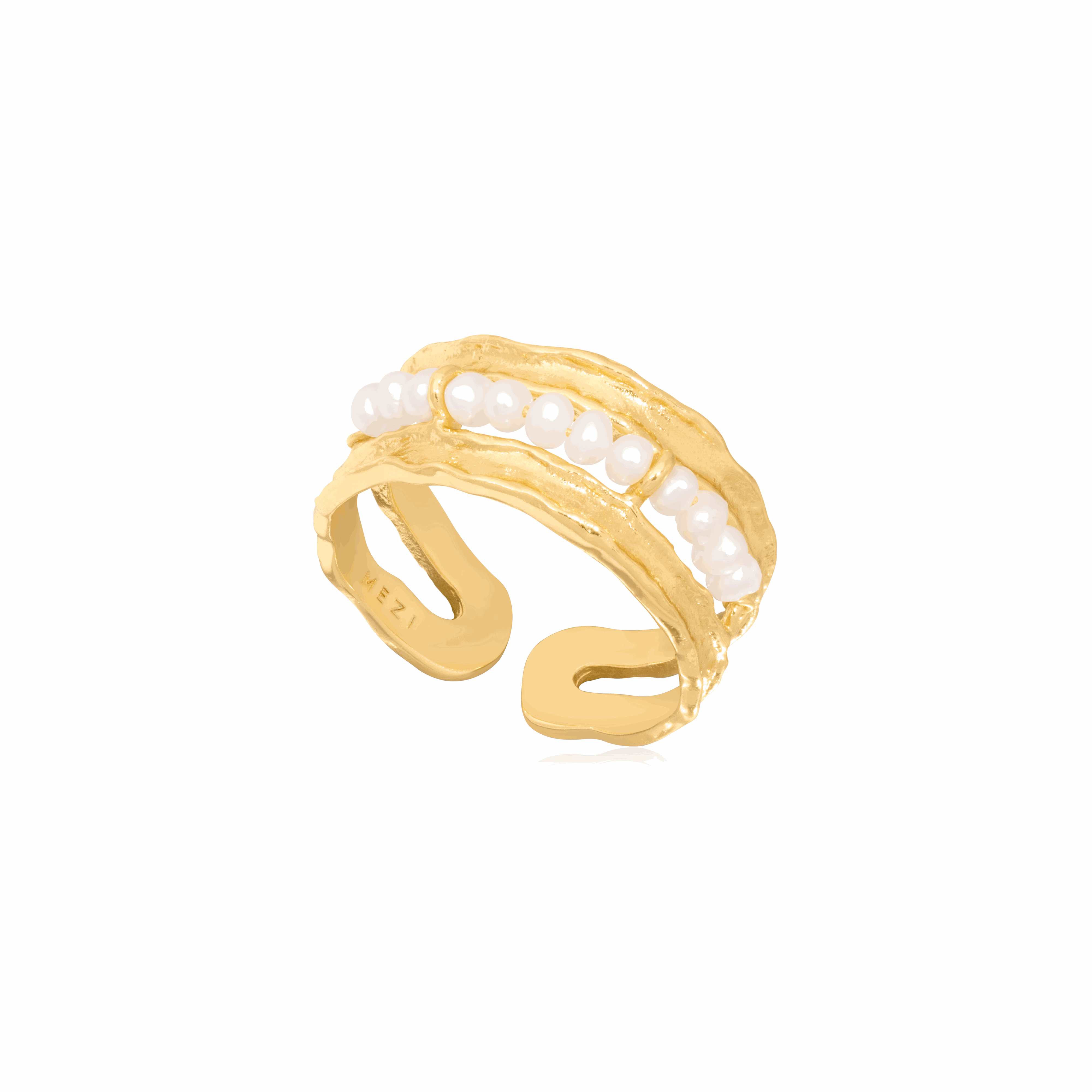 Melia semi-precious ring