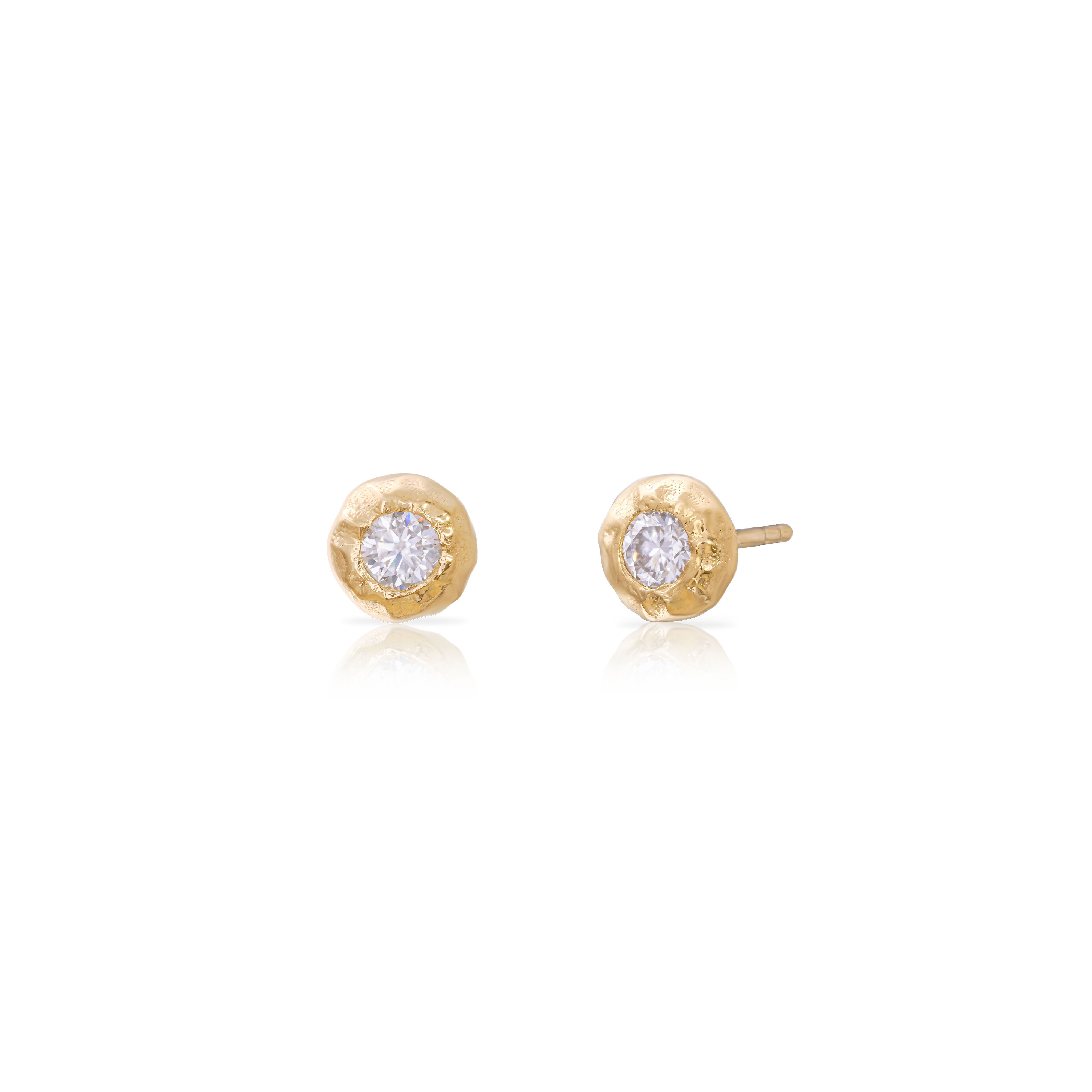 Auric Moissanite studs