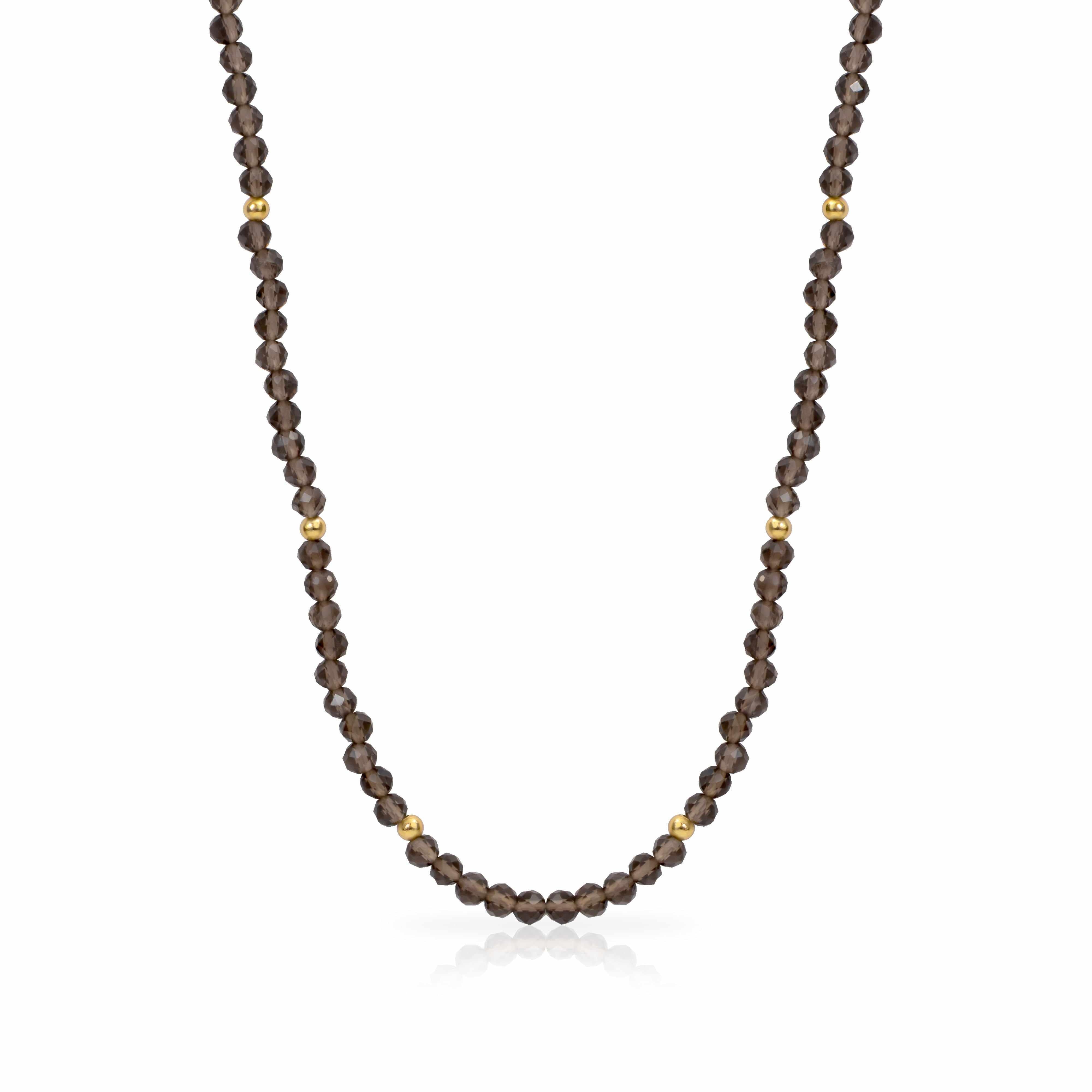 Klara gold vermeil semi precious necklace