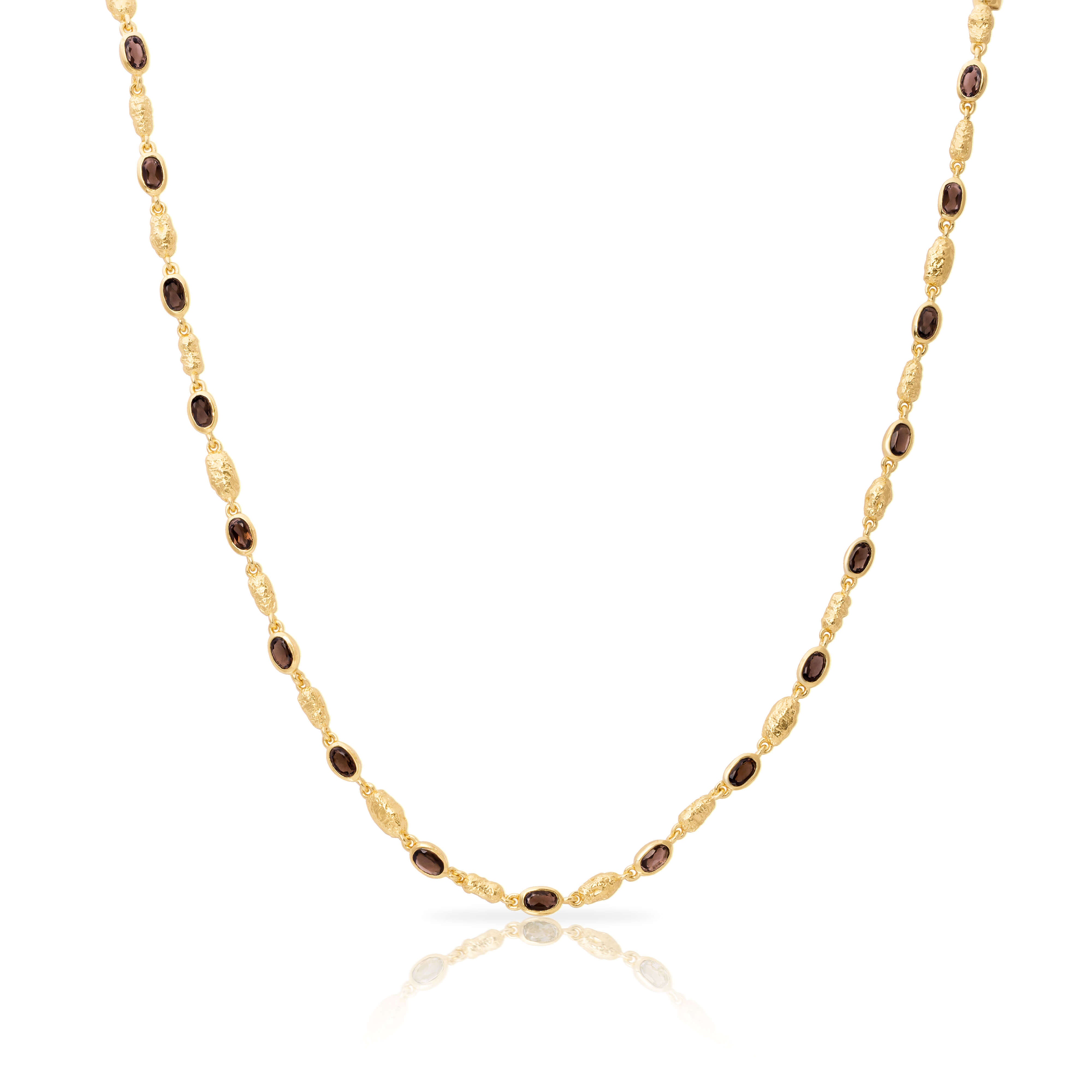 Azhar natural stone necklace