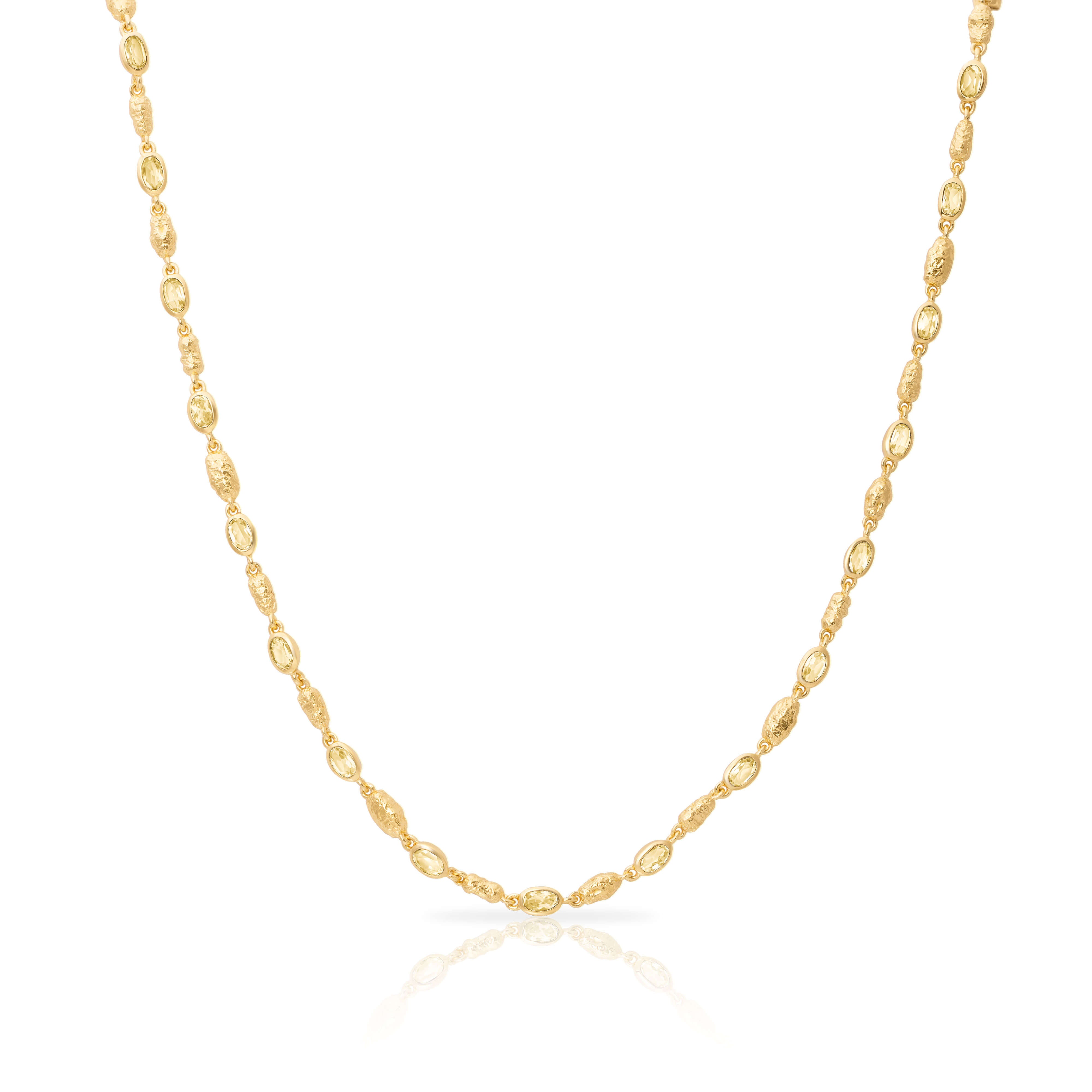 Azhar natural stone necklace