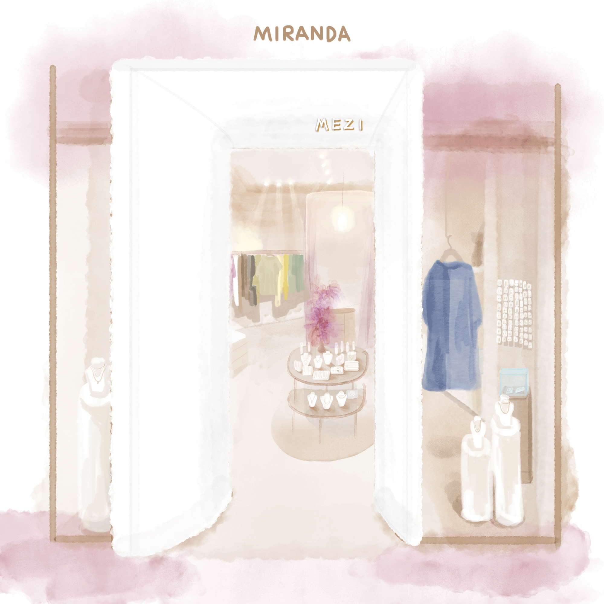 Store-Illustration_Miranda-MEZI-JEWELLERY