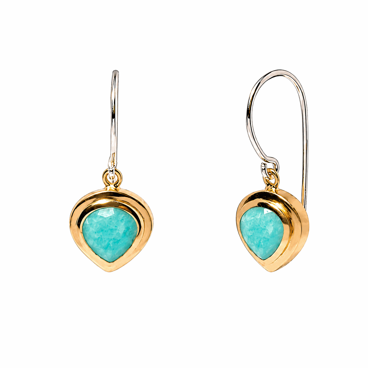 Suda Natural Love Heart Earrings