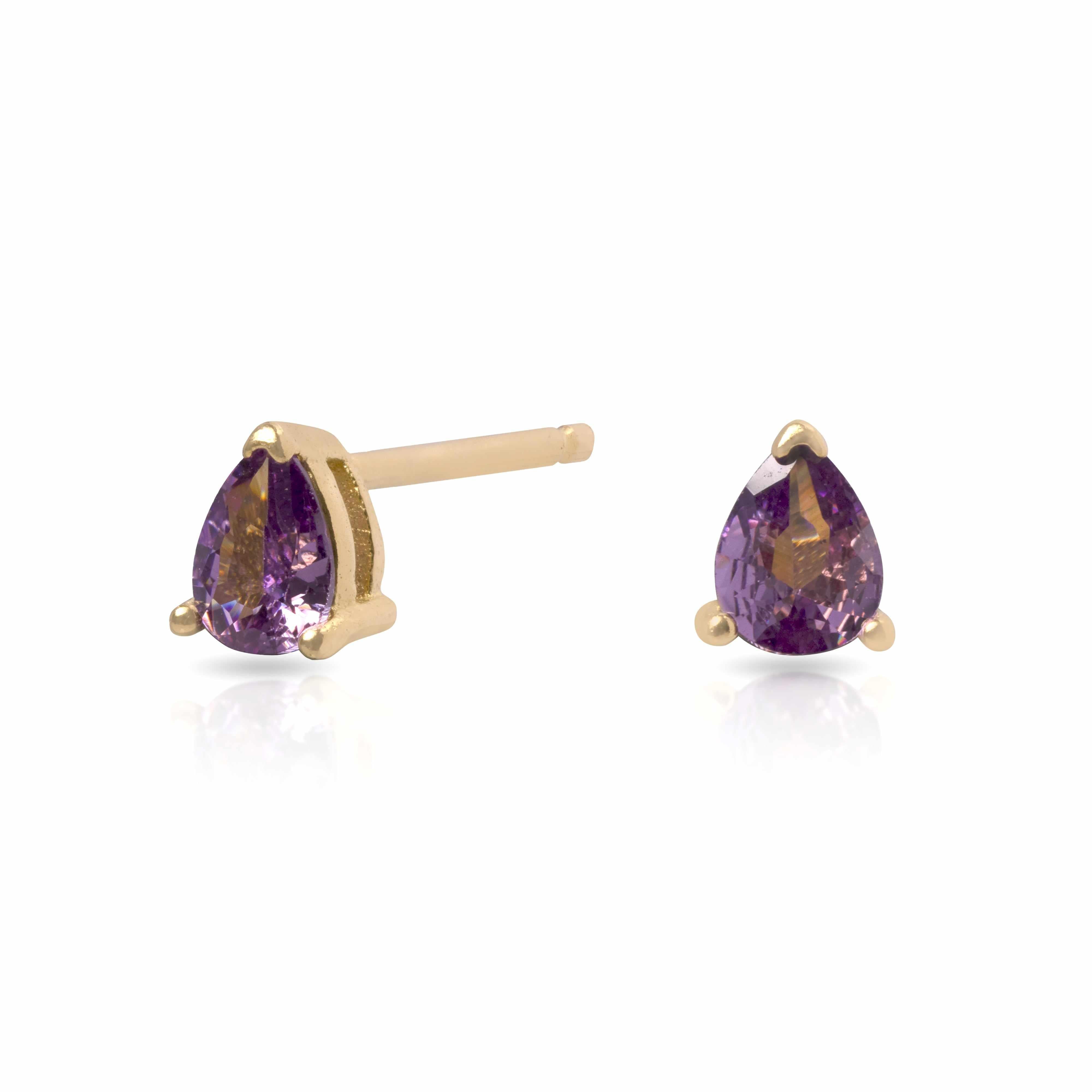 Soleil tear drop studs | MEZI