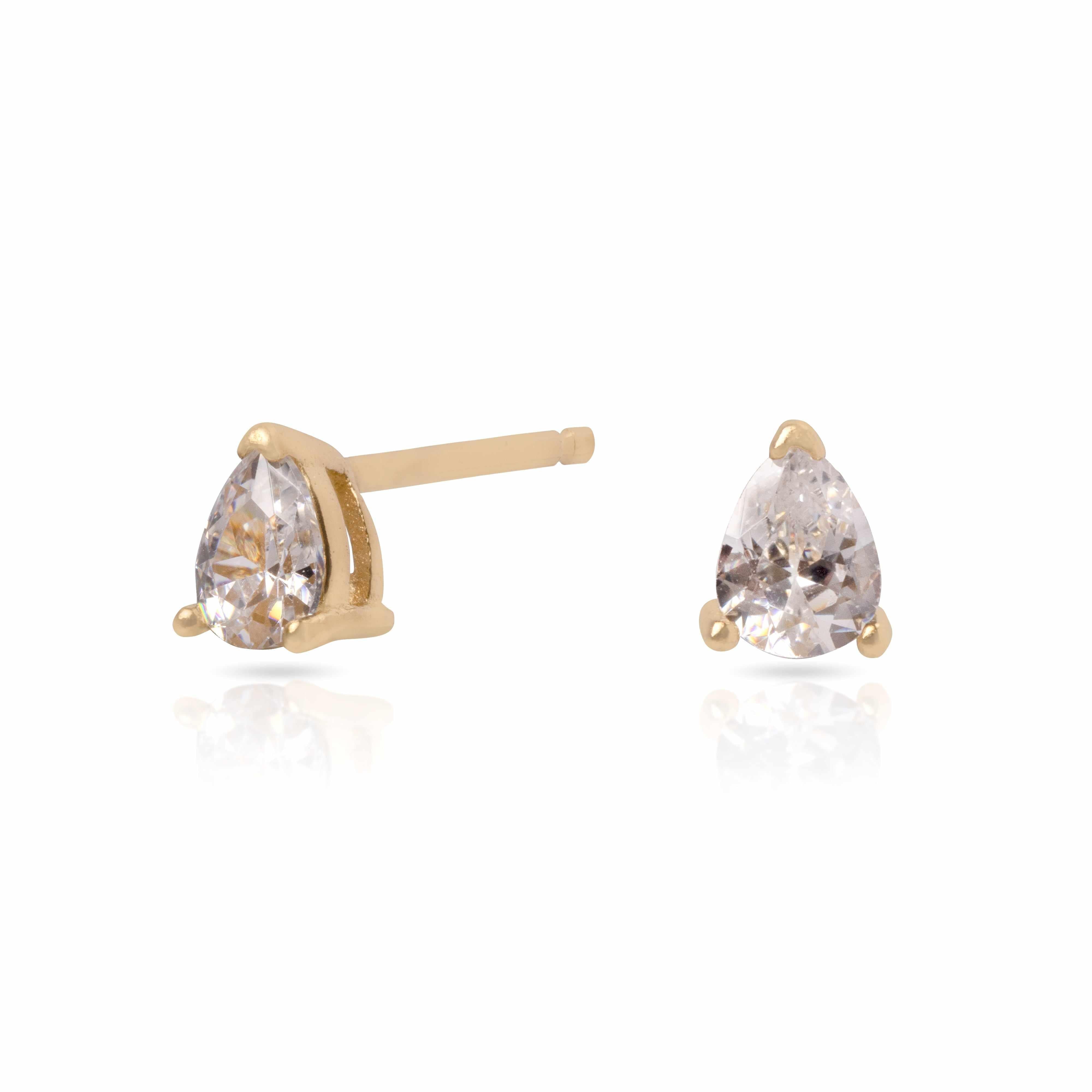Soleil tear drop studs | MEZI