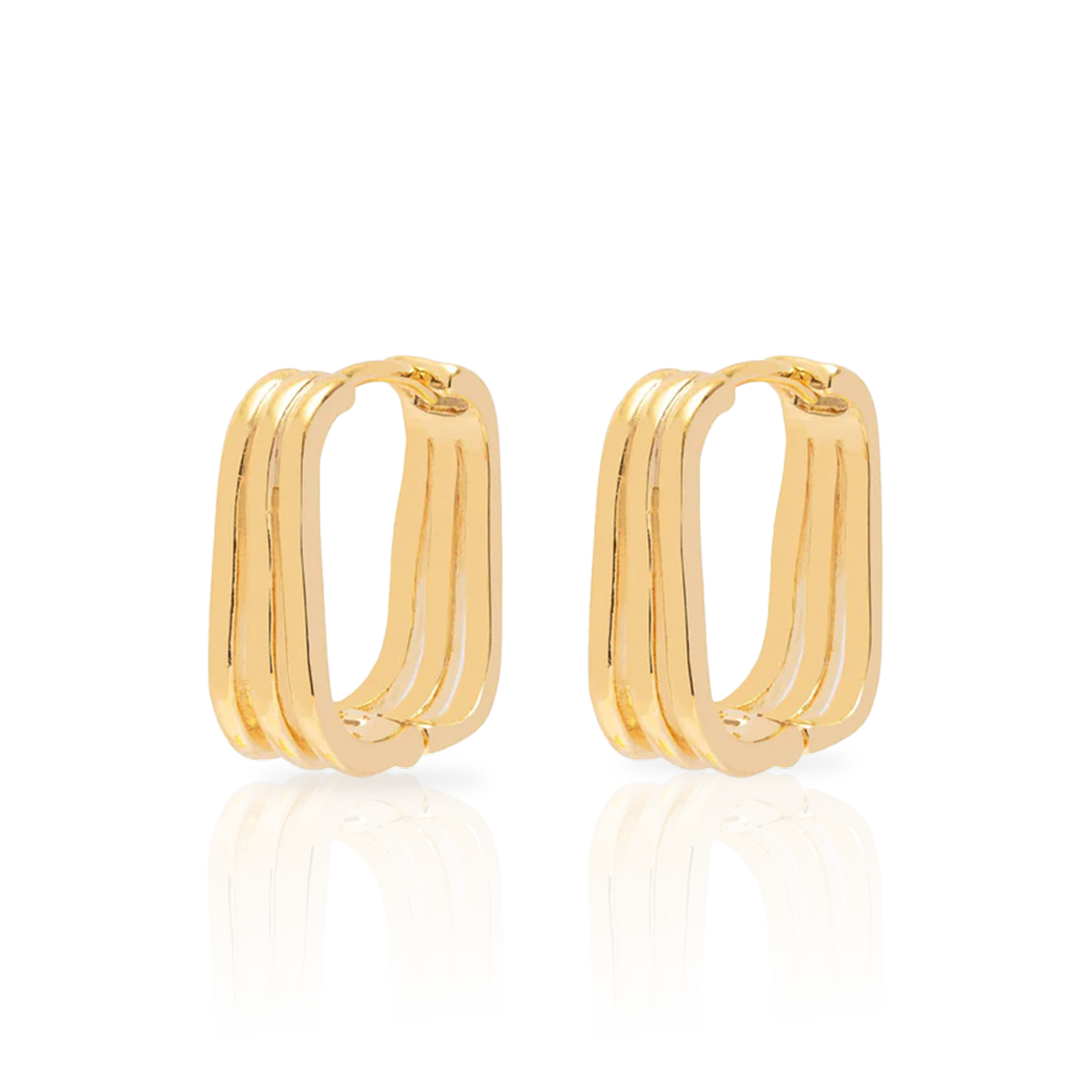 Trila Rectangle Hoops