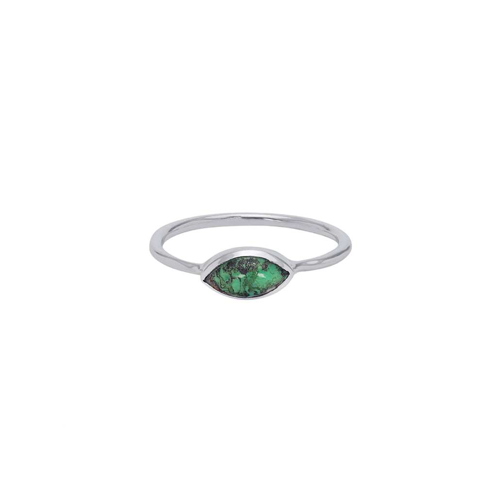 Luka 2 Micron Gold Semi-Precious Ring | MEZI