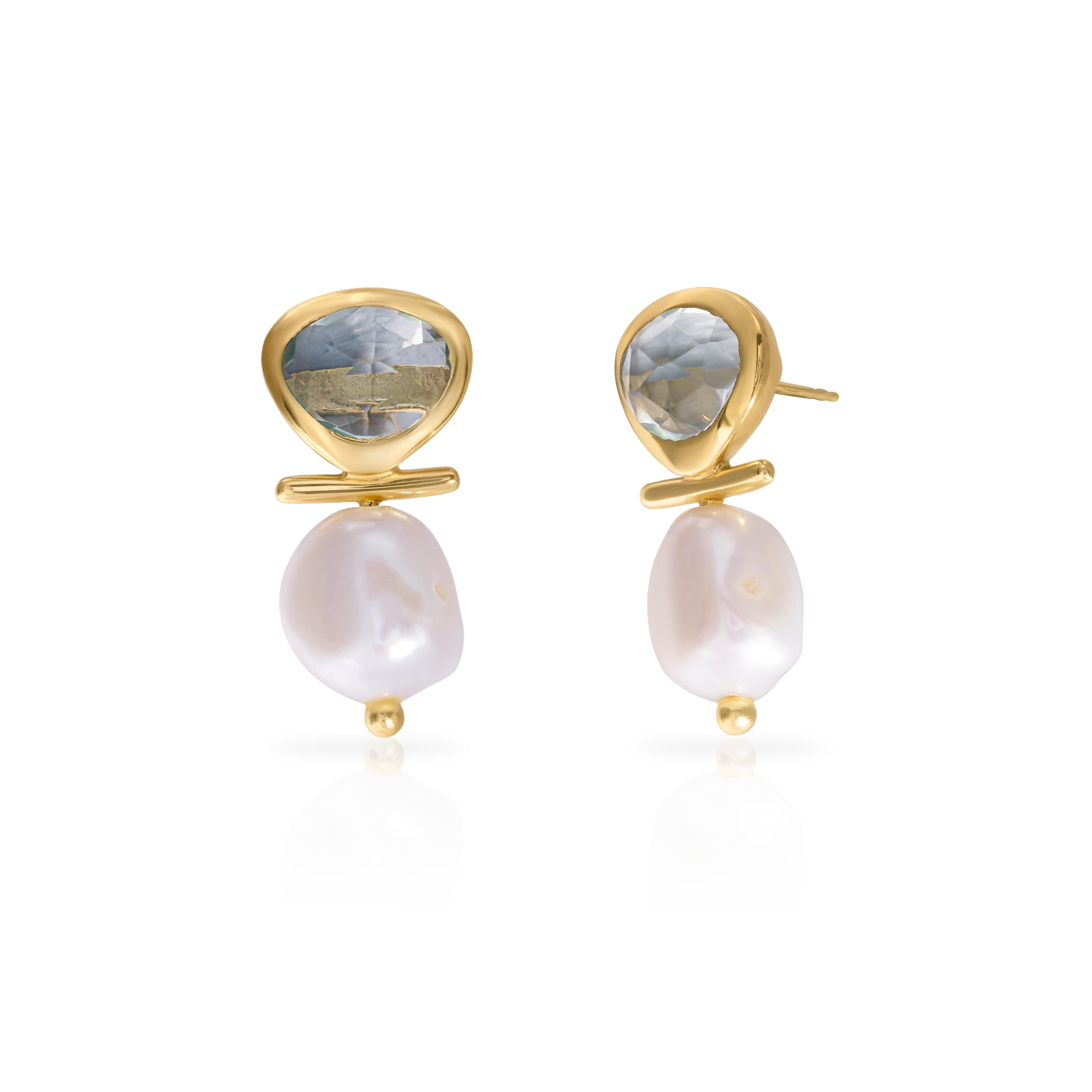 Estelle semi-precious stone earrings