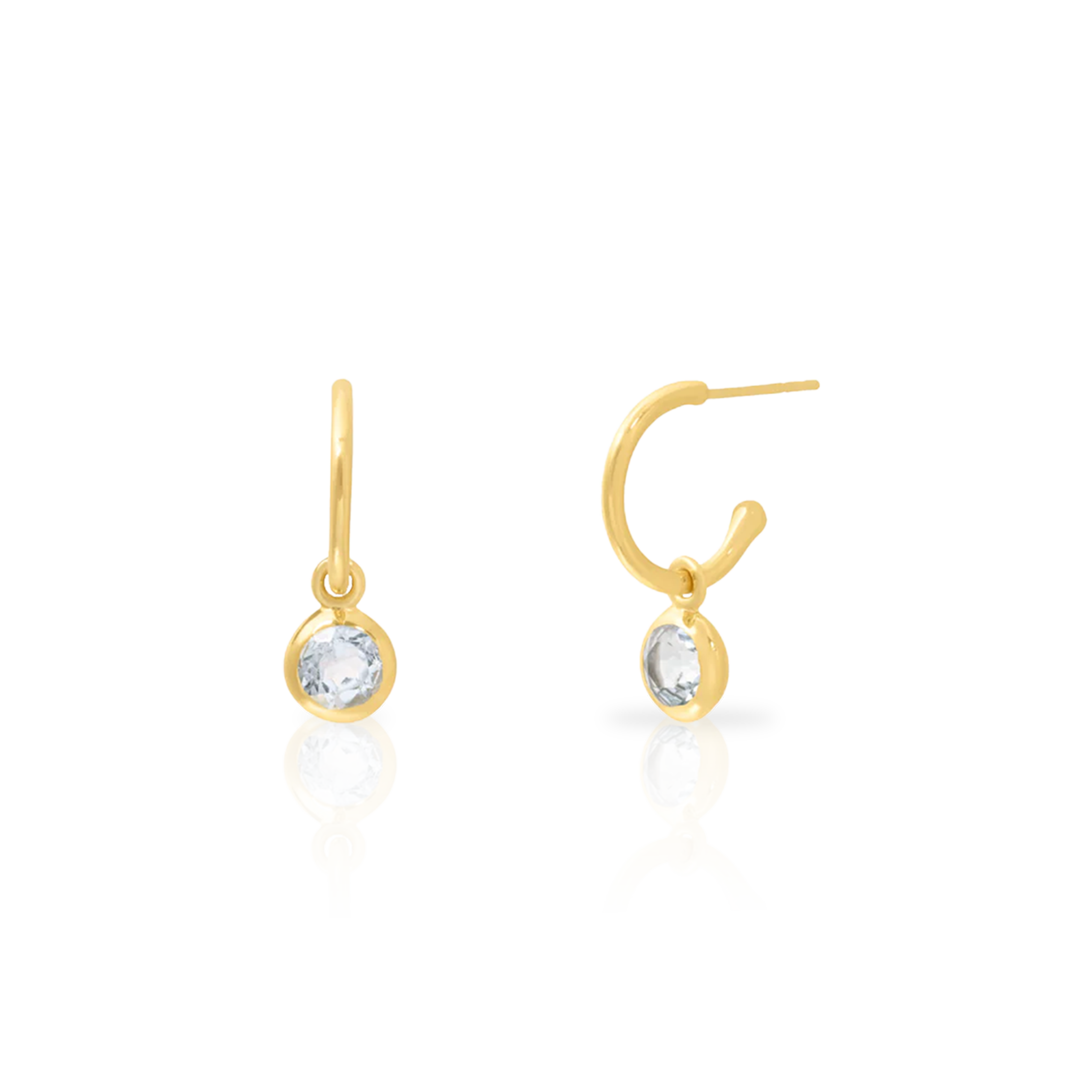 Yarrow semi precious earrings