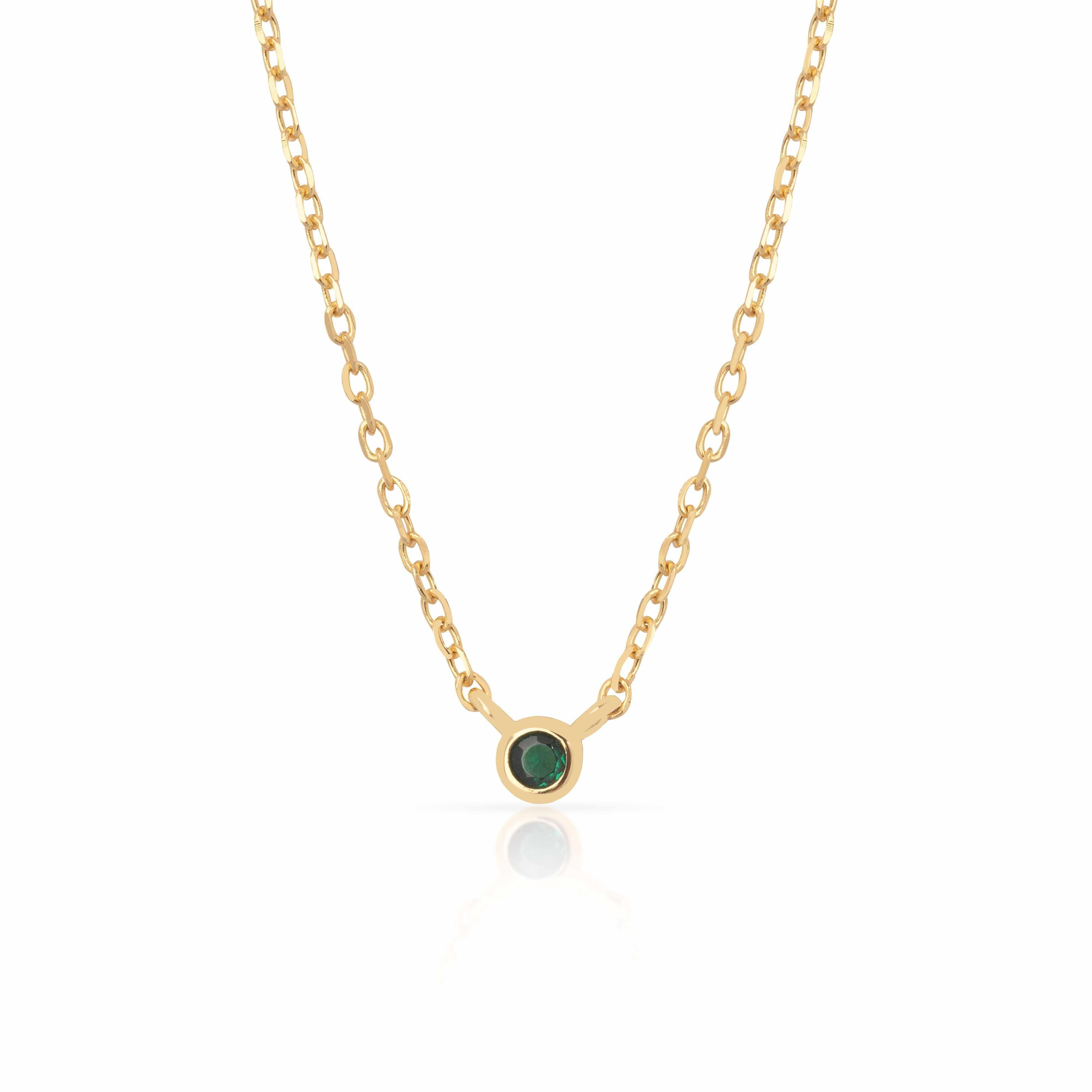 Anya bezel cubic zirconia pendant