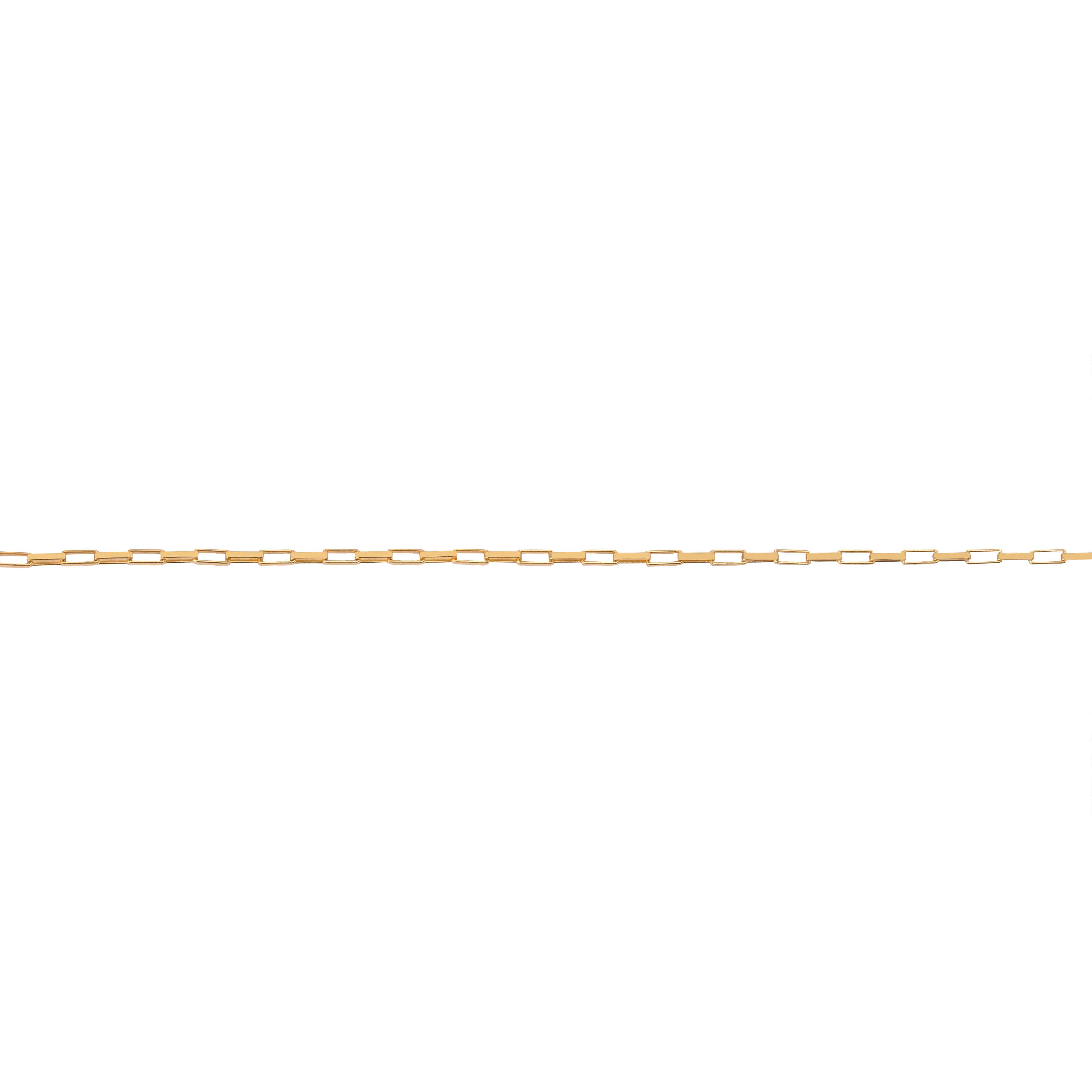 Permanent gold filled box chain bracelet | MEZI