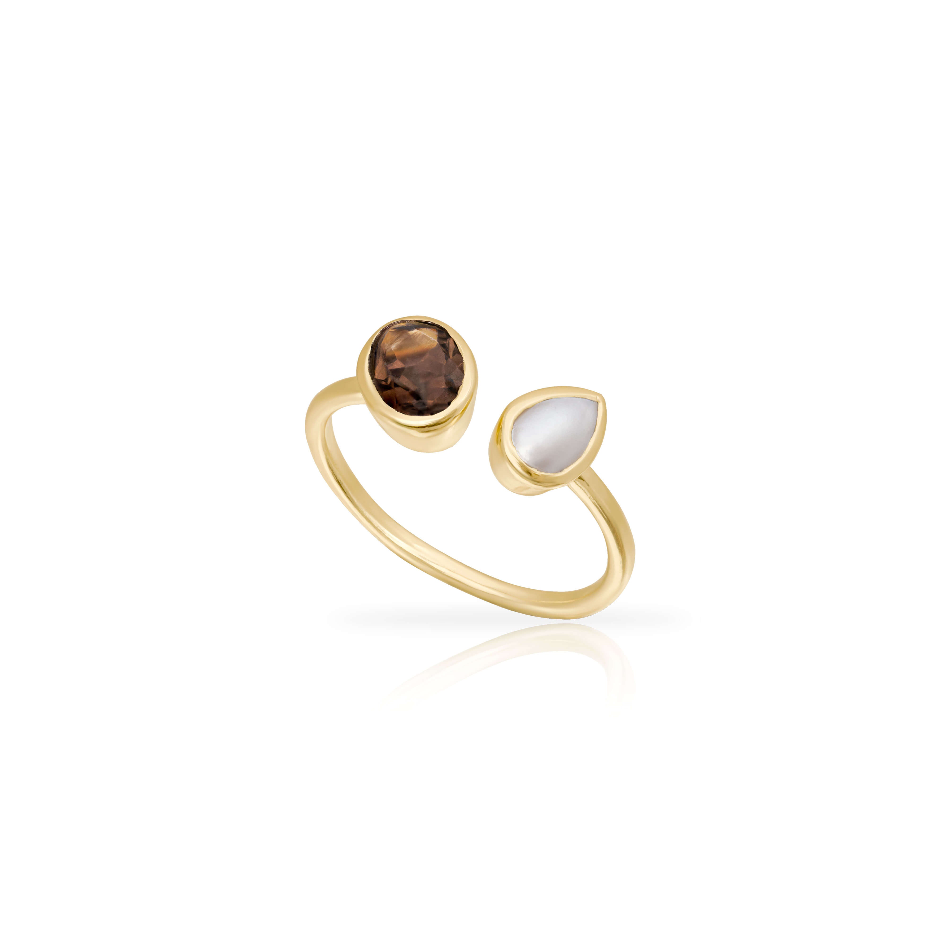 Agmes semi-precious ring