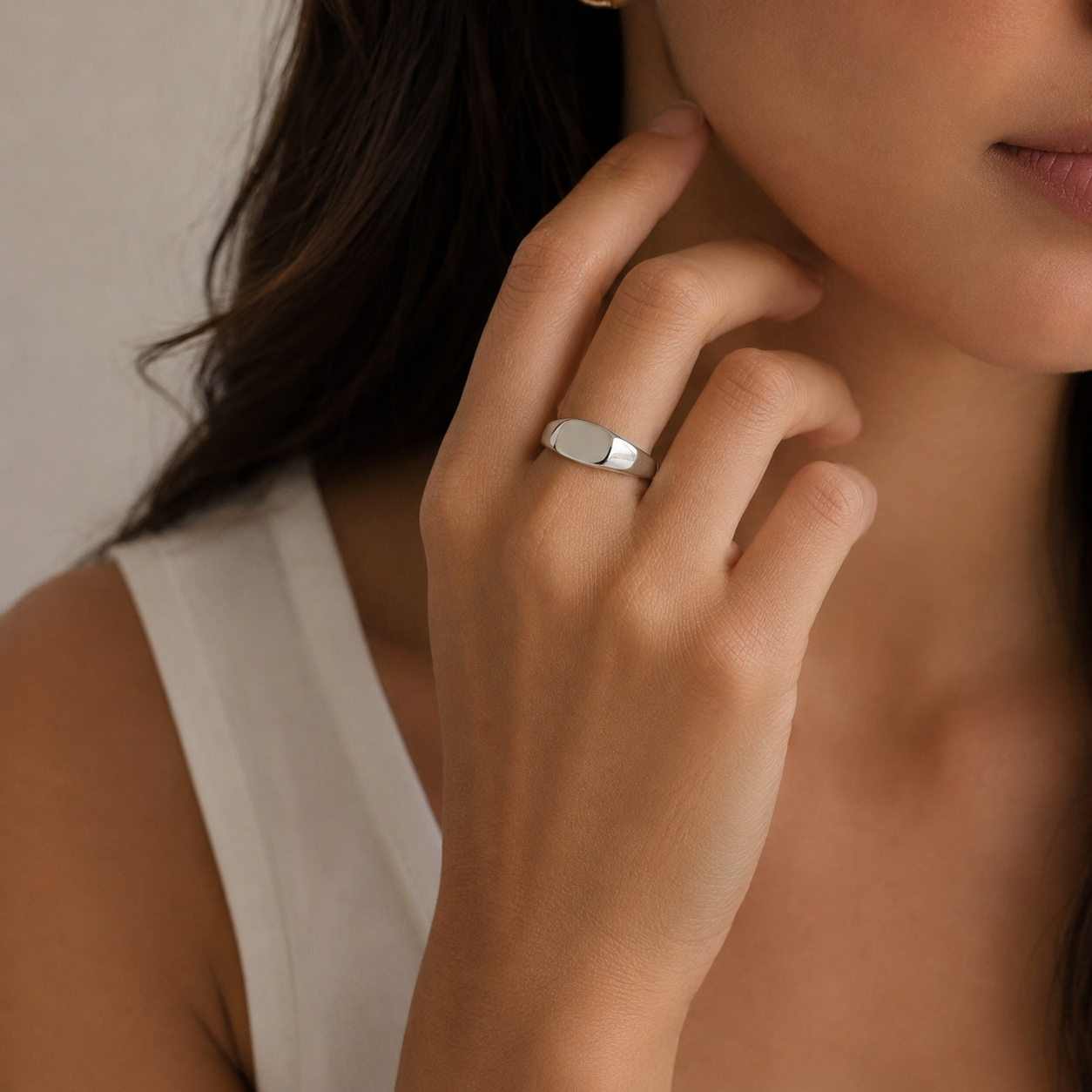 Eisley silver ring