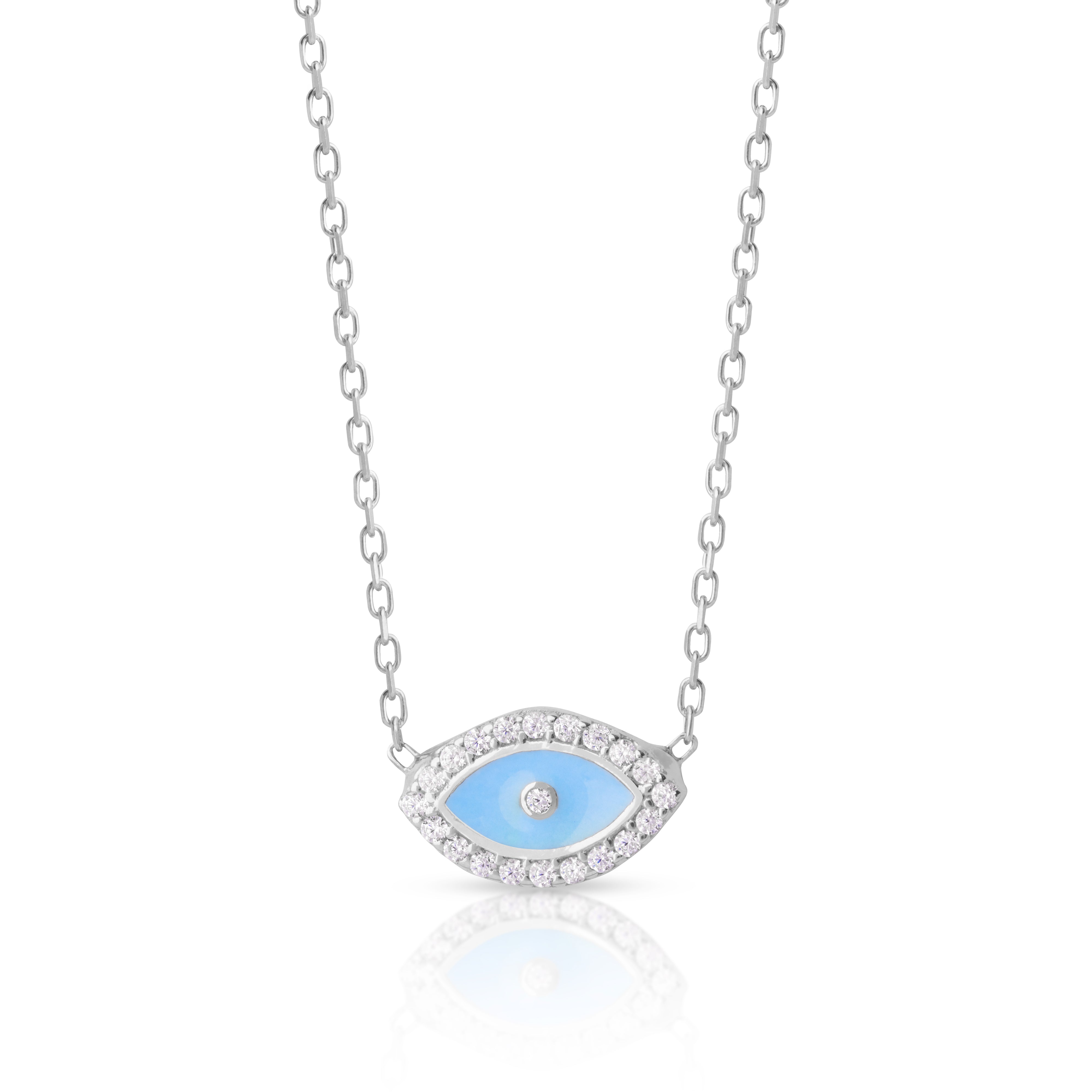Delia evil eye pendant