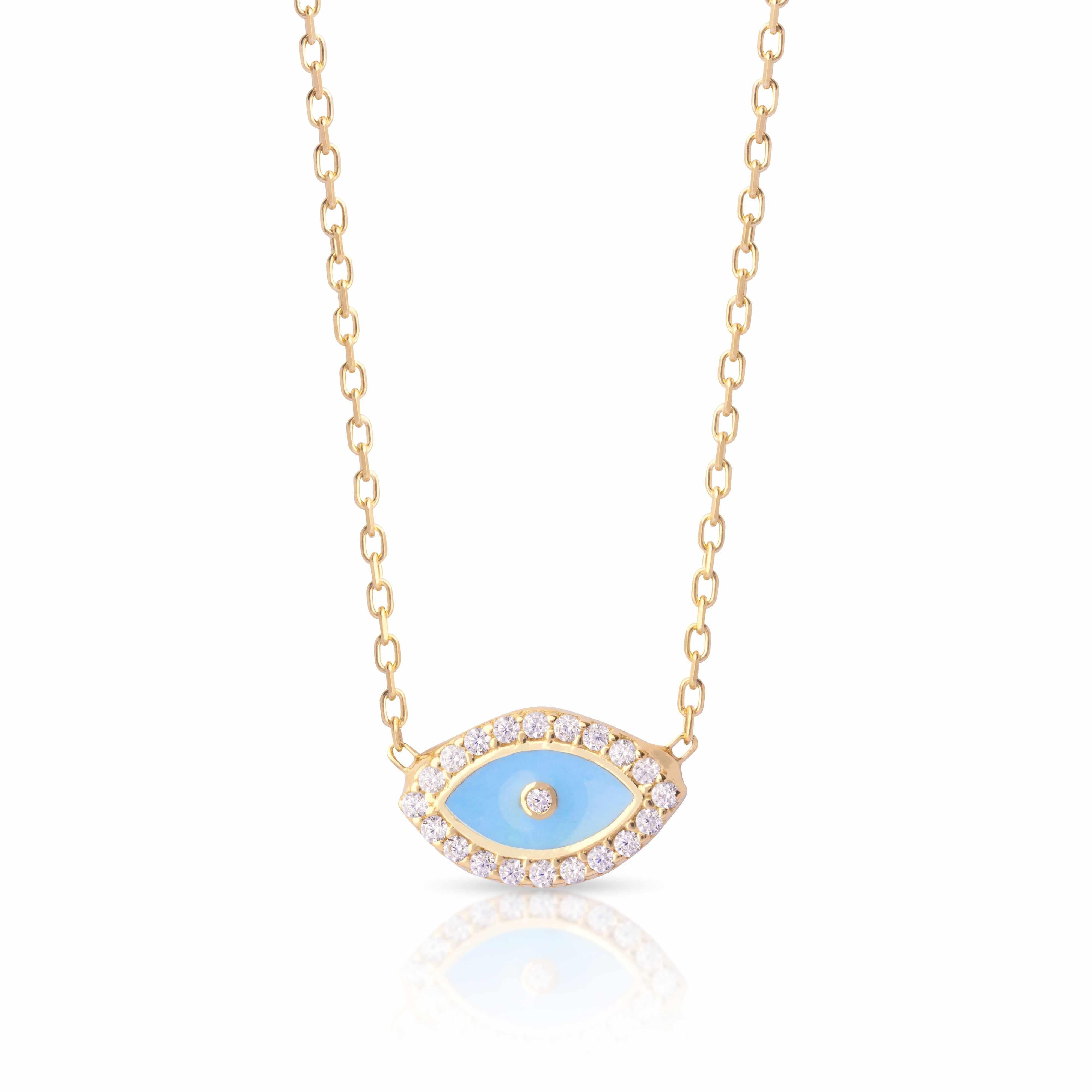 Delia evil eye pendant