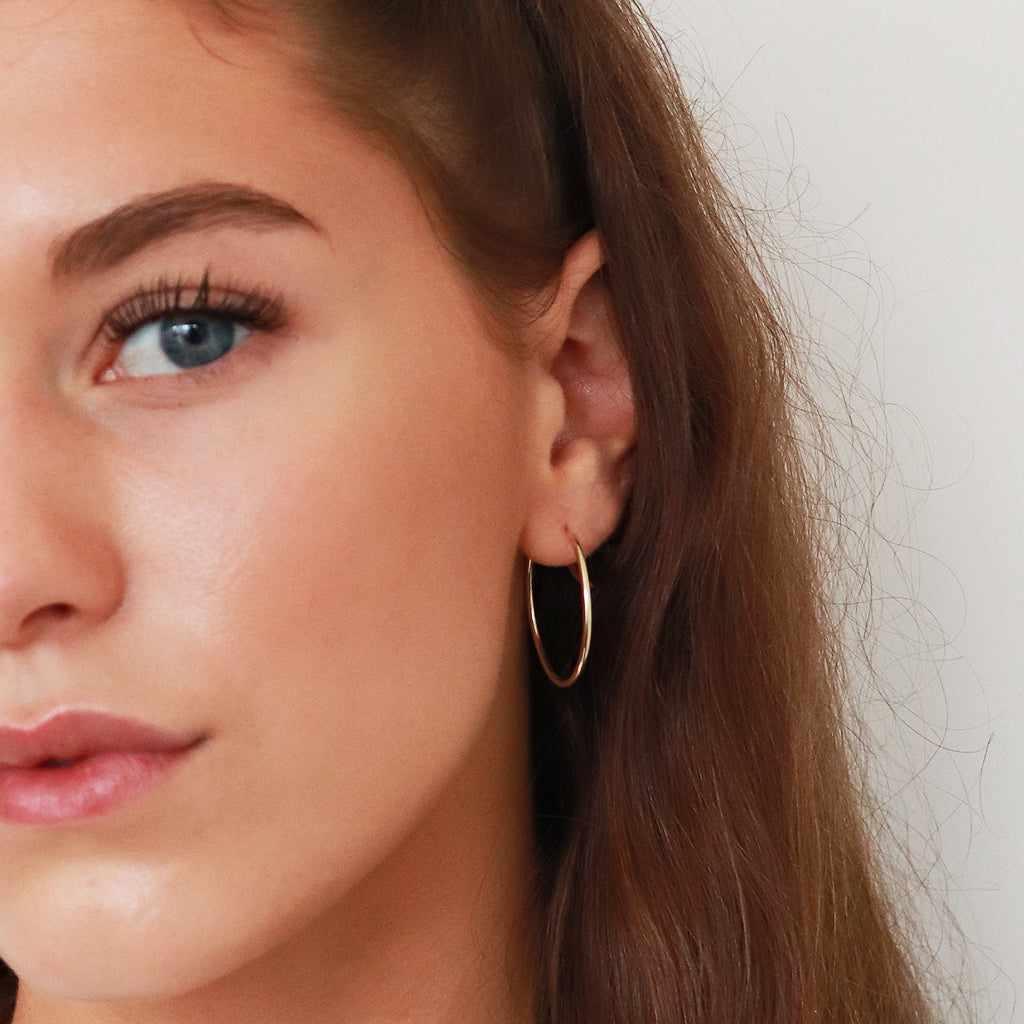 Gold filled Hoop earrings