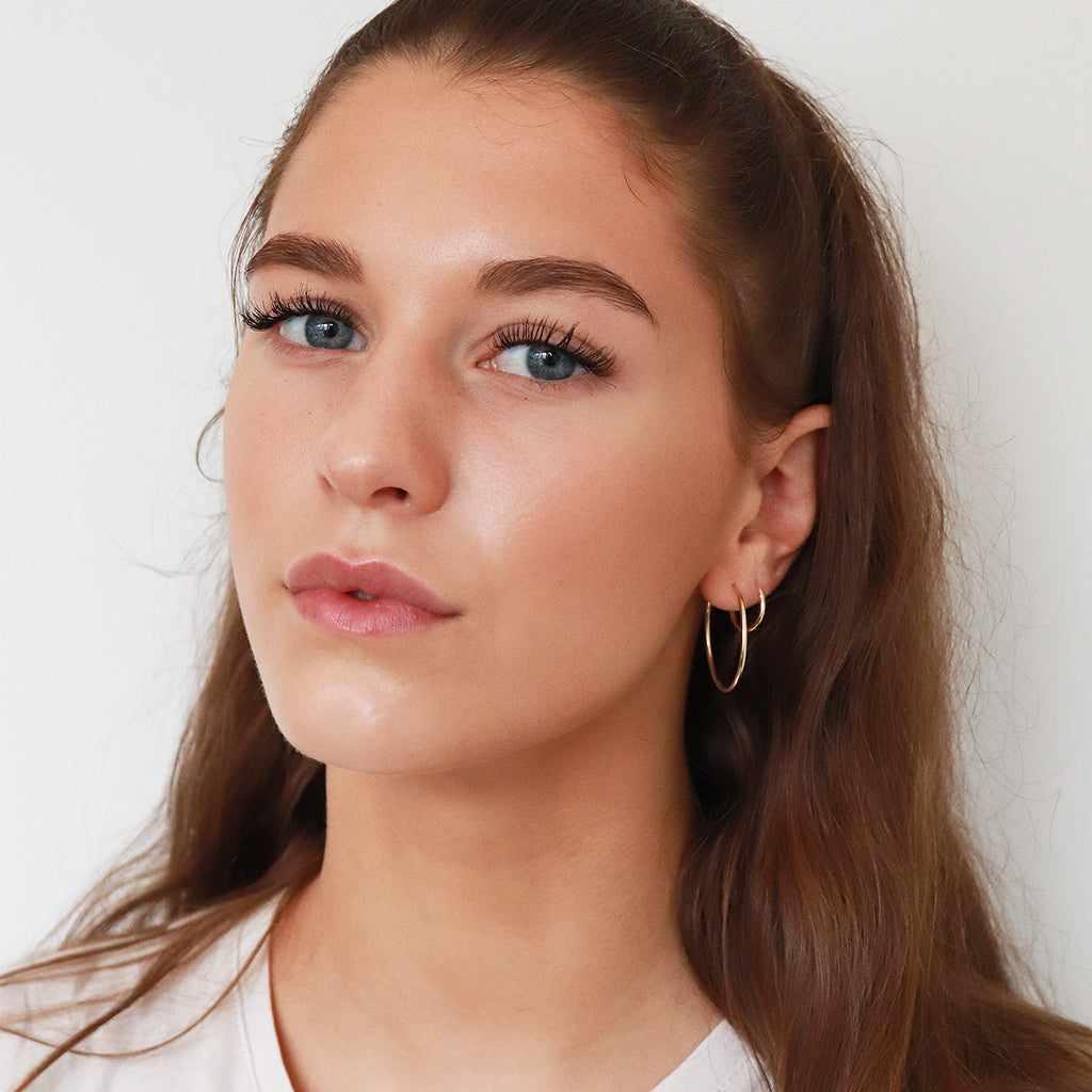 Gold filled Hoop earrings