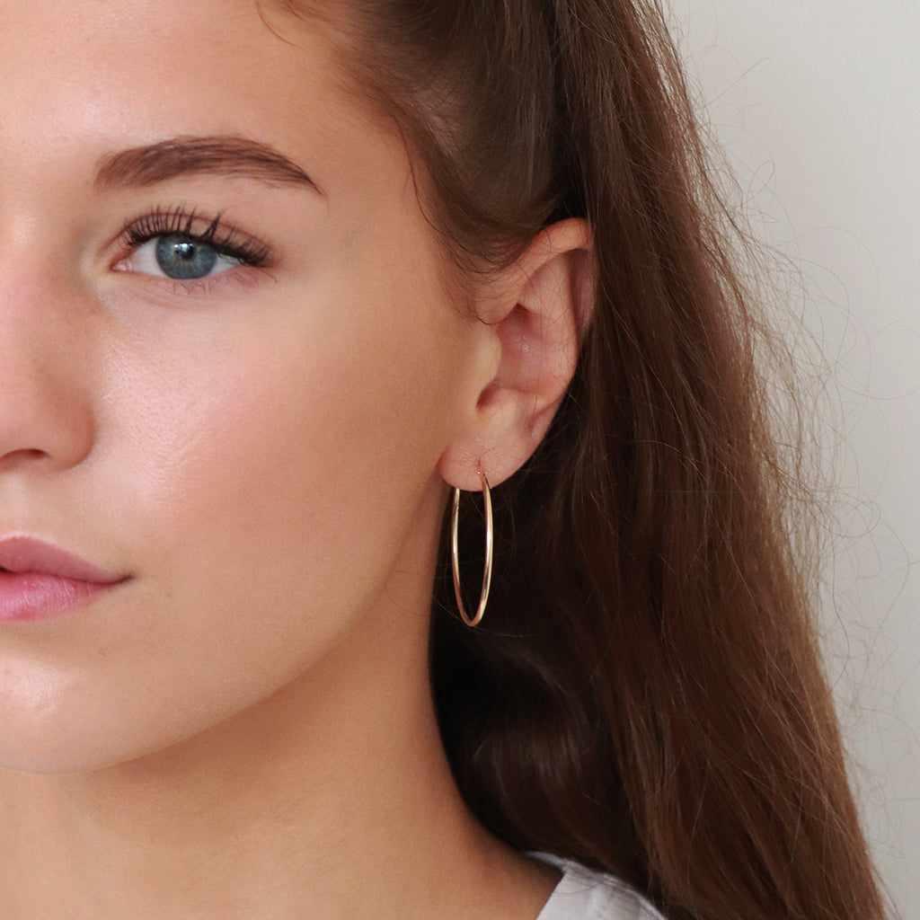 Gold filled Hoop earrings
