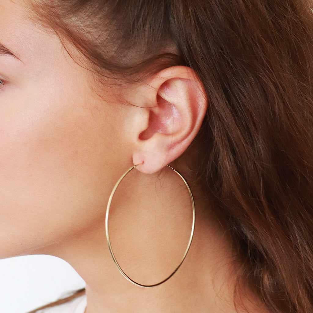 Gold filled Hoop earrings