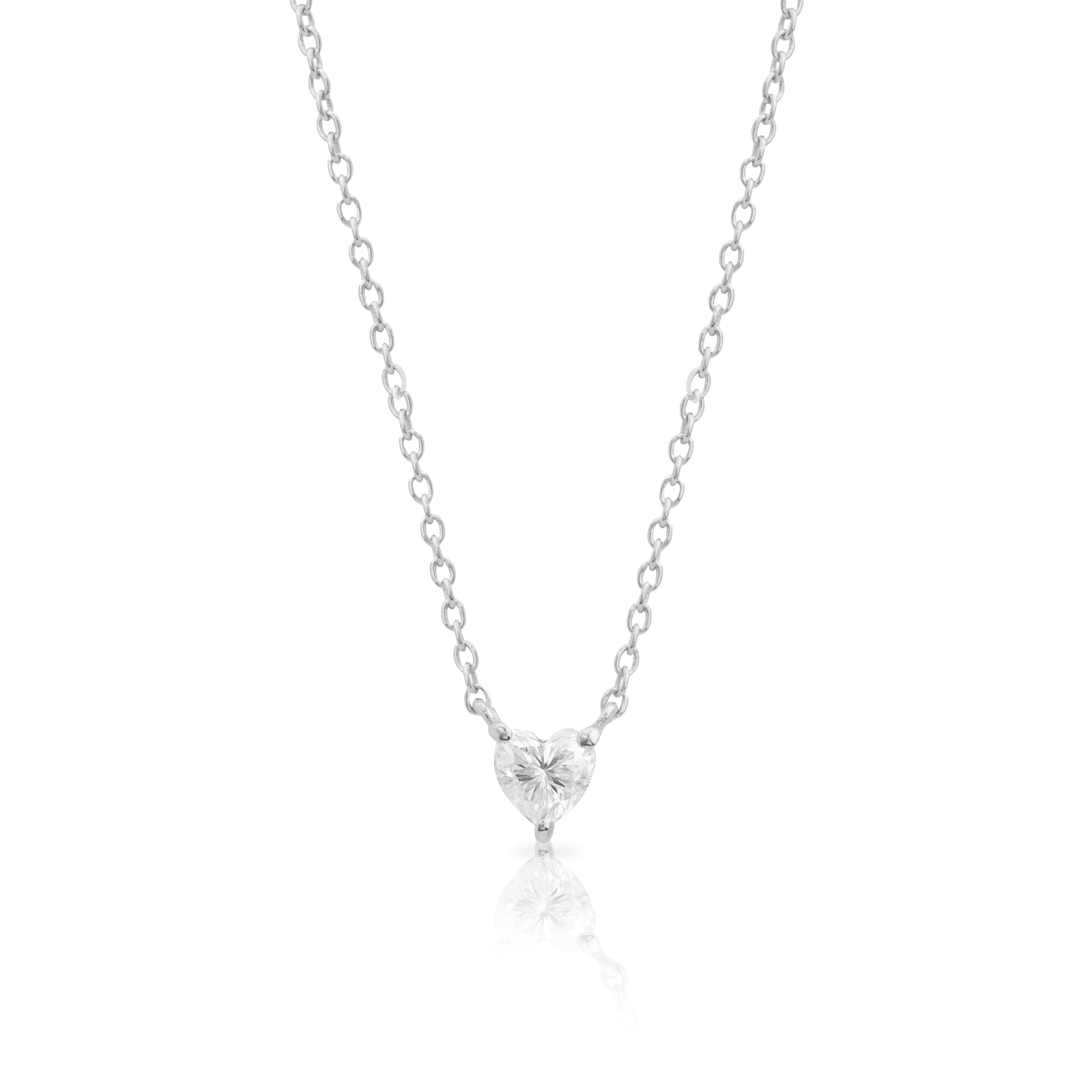 Illume Heart Moissanite necklace