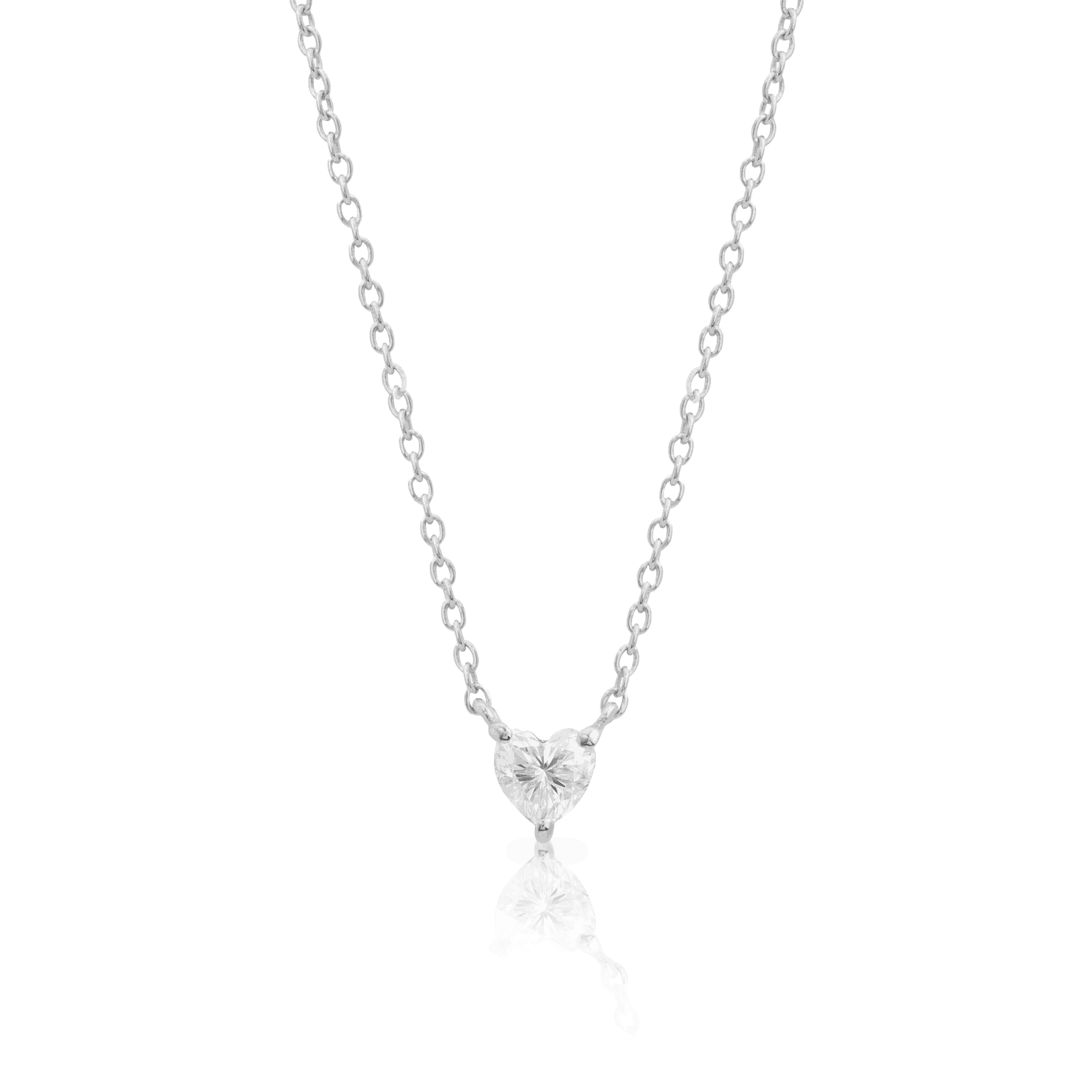Illume Heart Moissanite necklace