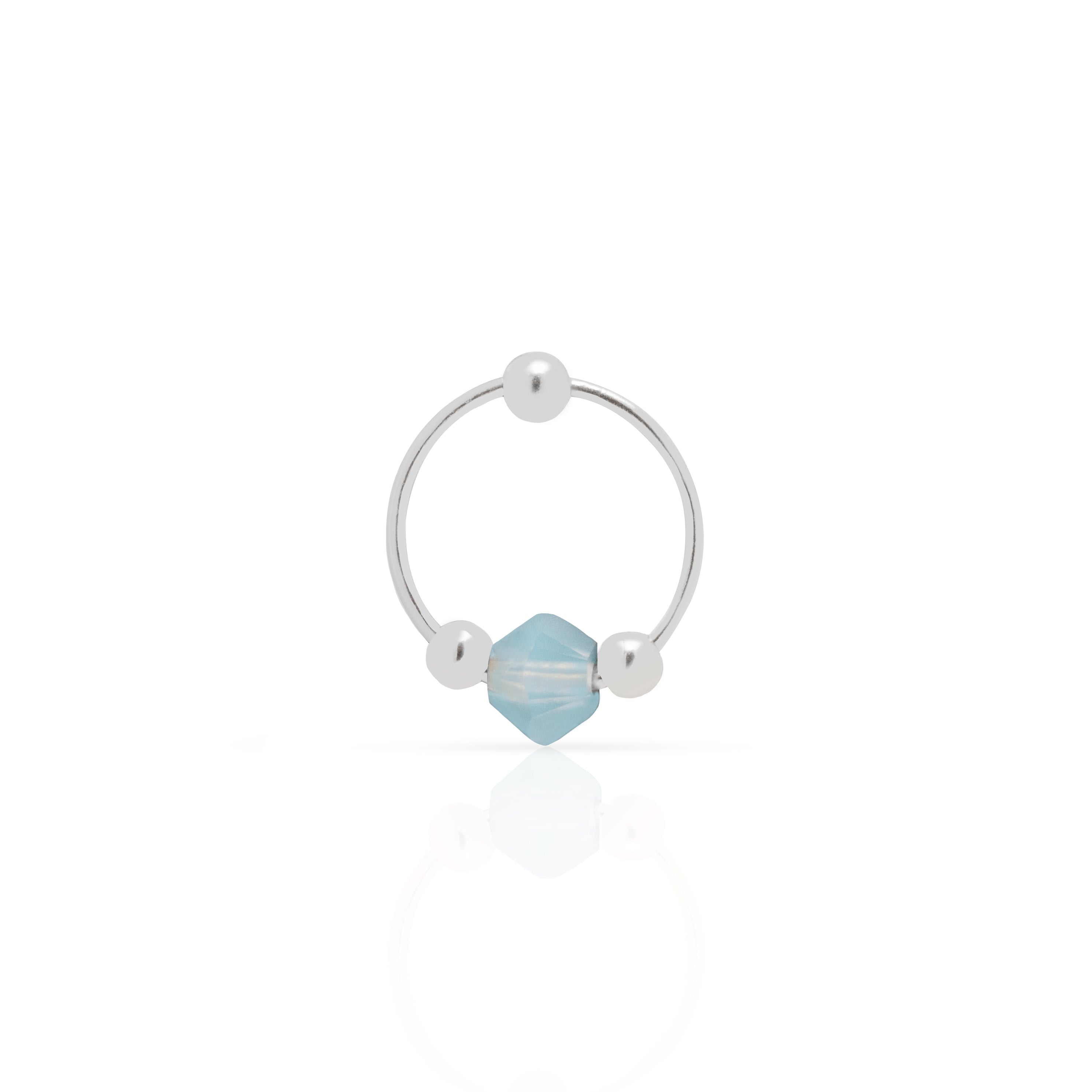 Sammy jade crystal sleeper earring | MEZI