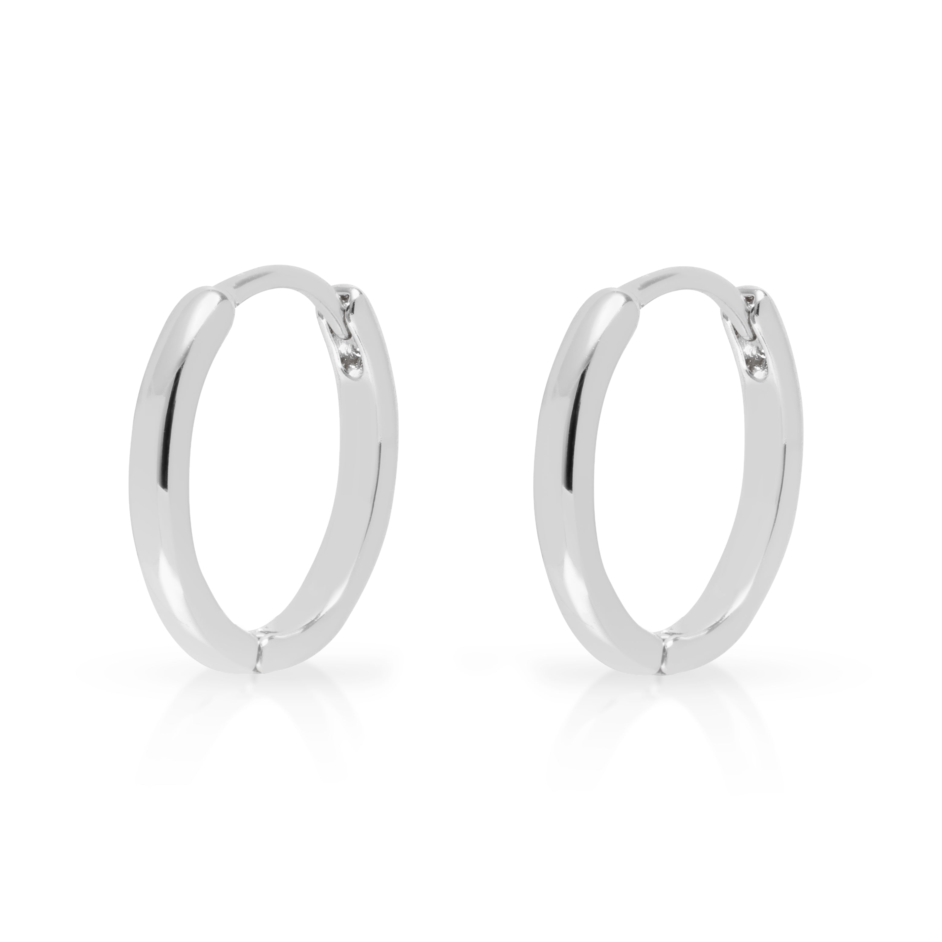 Mezi 14K Gold Plated Kiya Huggie Hoop Earrings | Jewellery | MEZI | MEZI