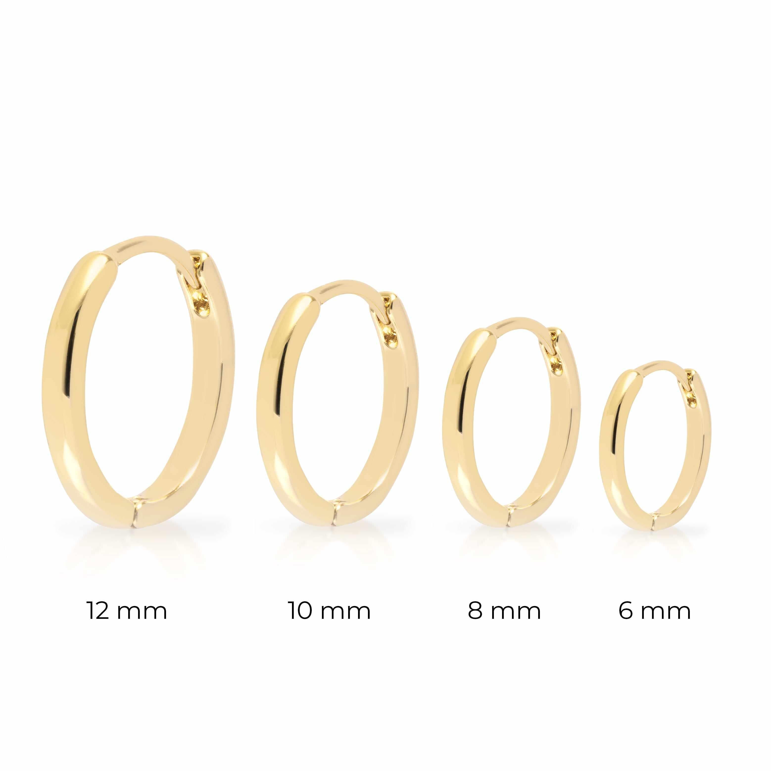 Kiya Huggie Earrings Stack