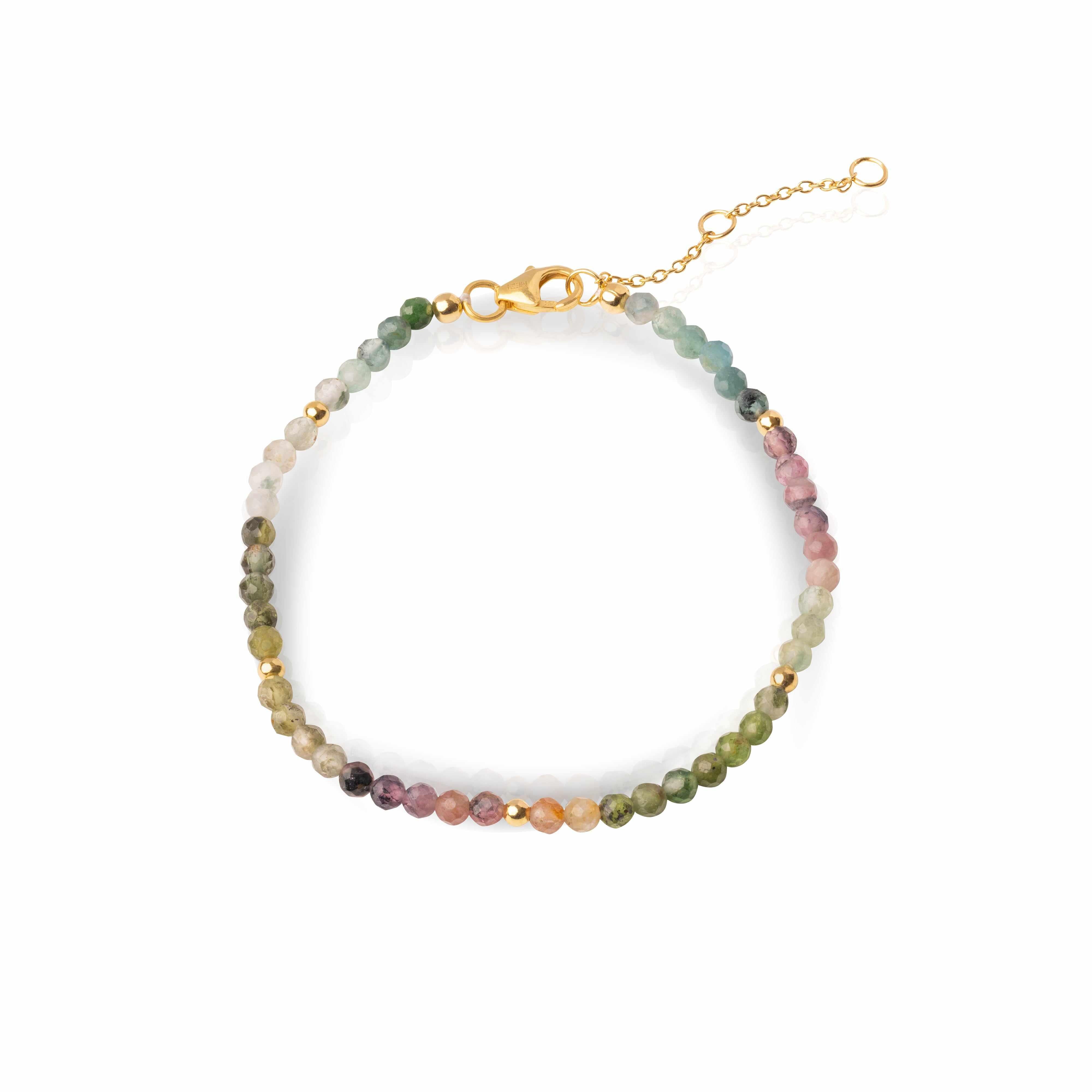 Klara Gold vermeil Natural Precious Stone Bracelet | MEZI