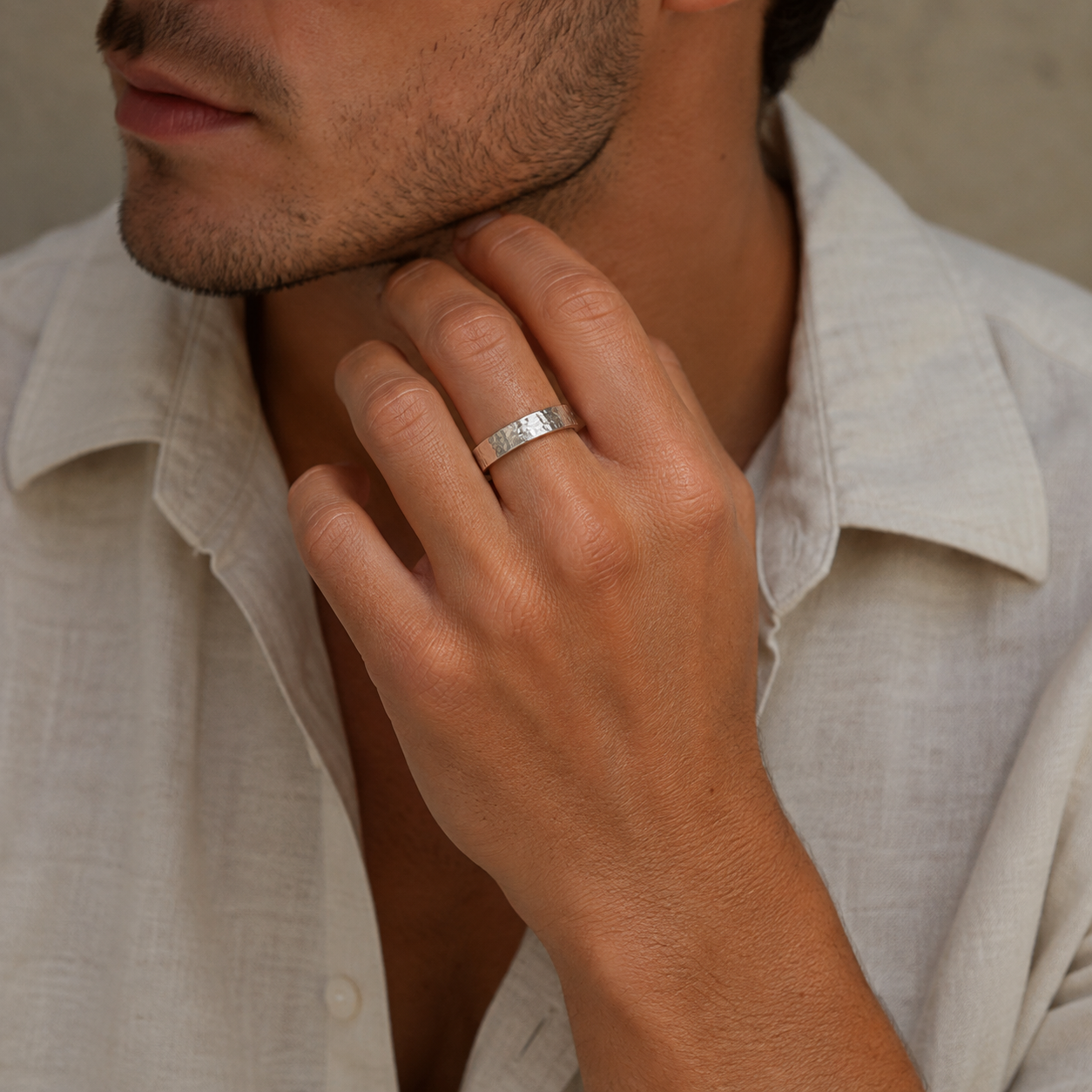 Lapin silver ring