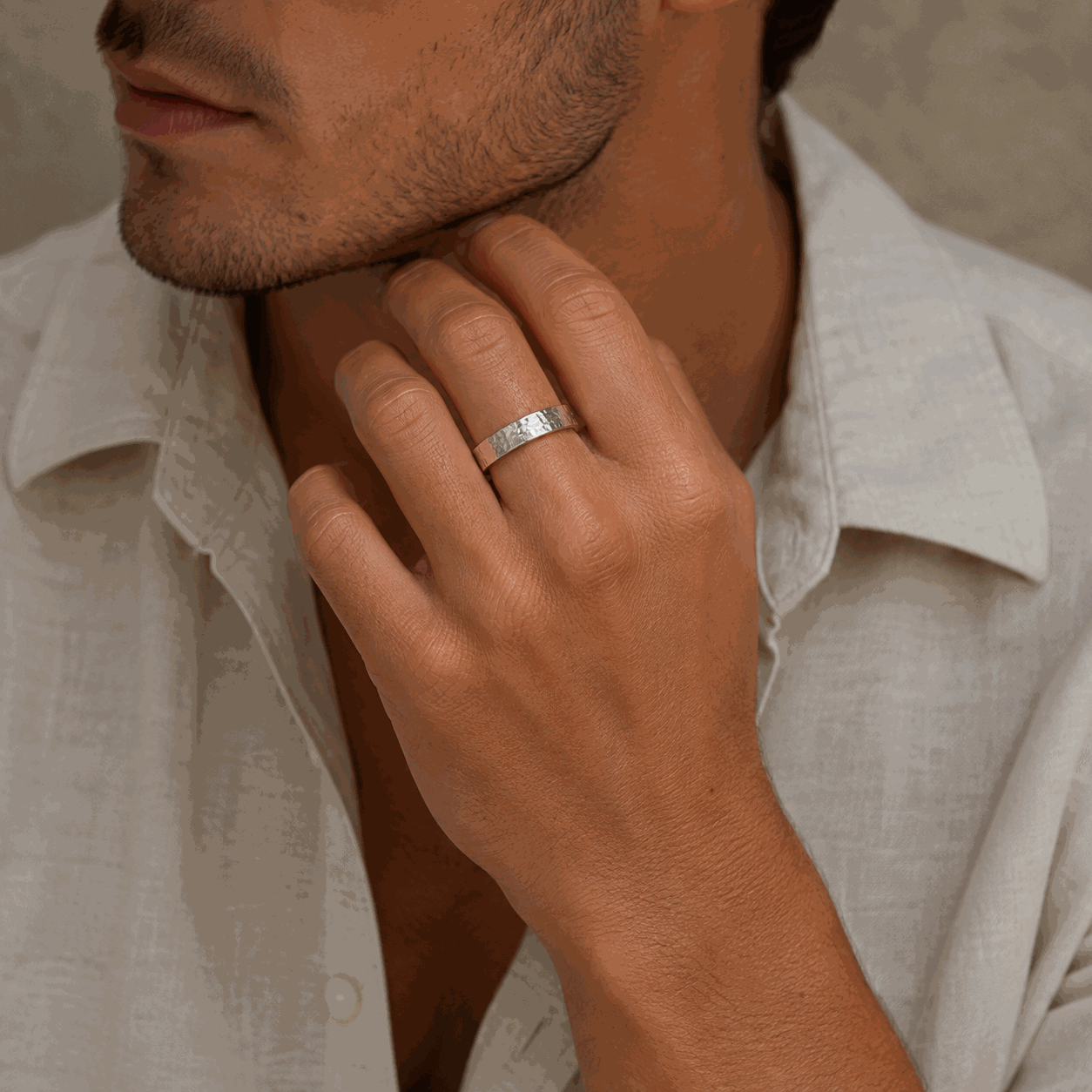 Lapin silver ring