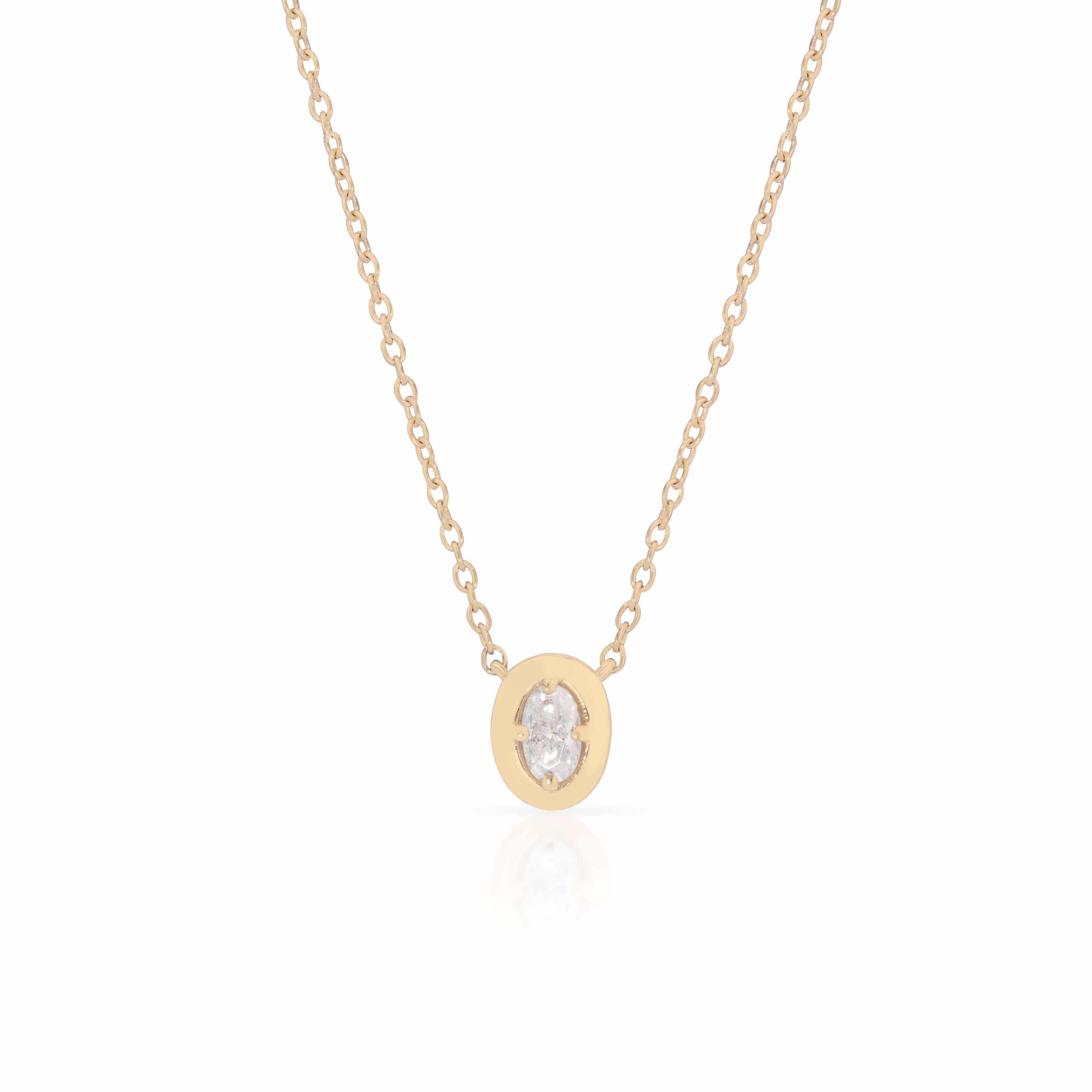 Sterling Silver Gold Plated Zari Moissanite Pendant - Jewellery | Mezi | MEZI